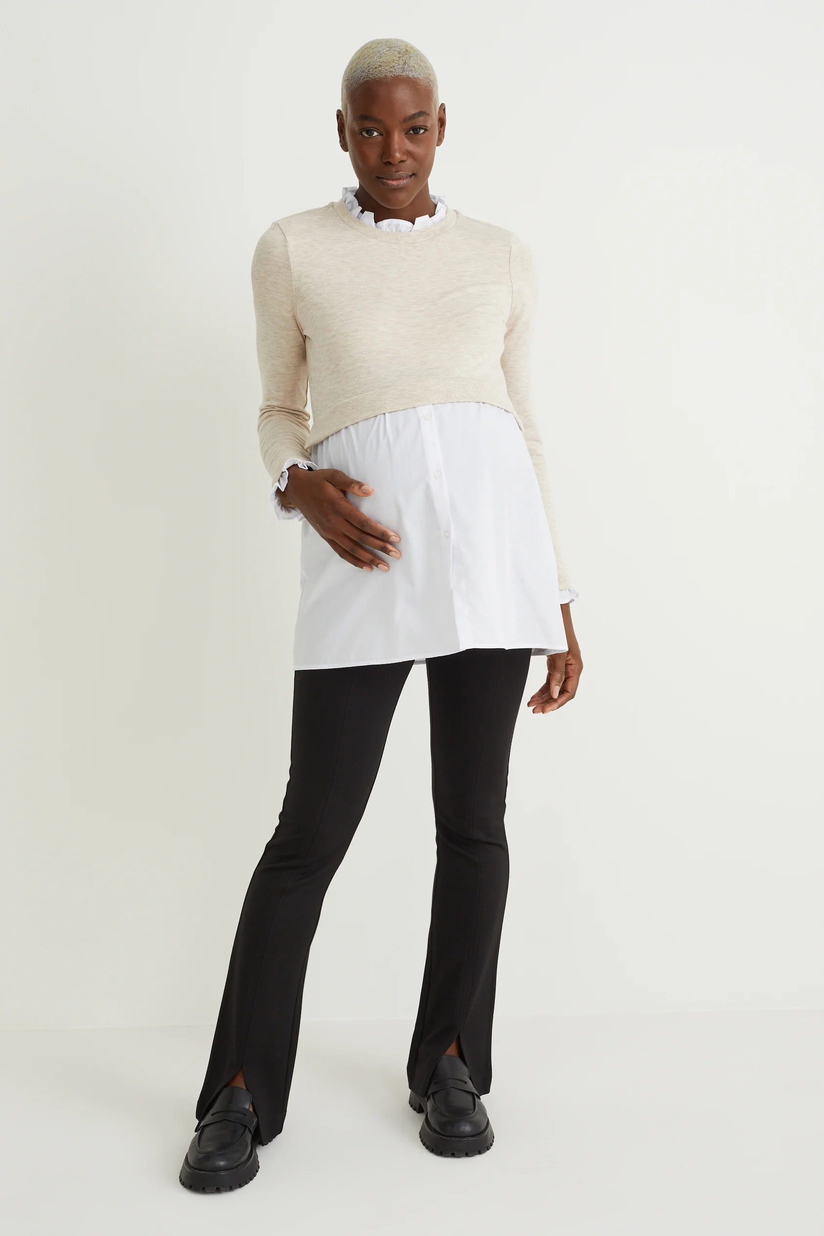 Maternity trousers - bootcut fit