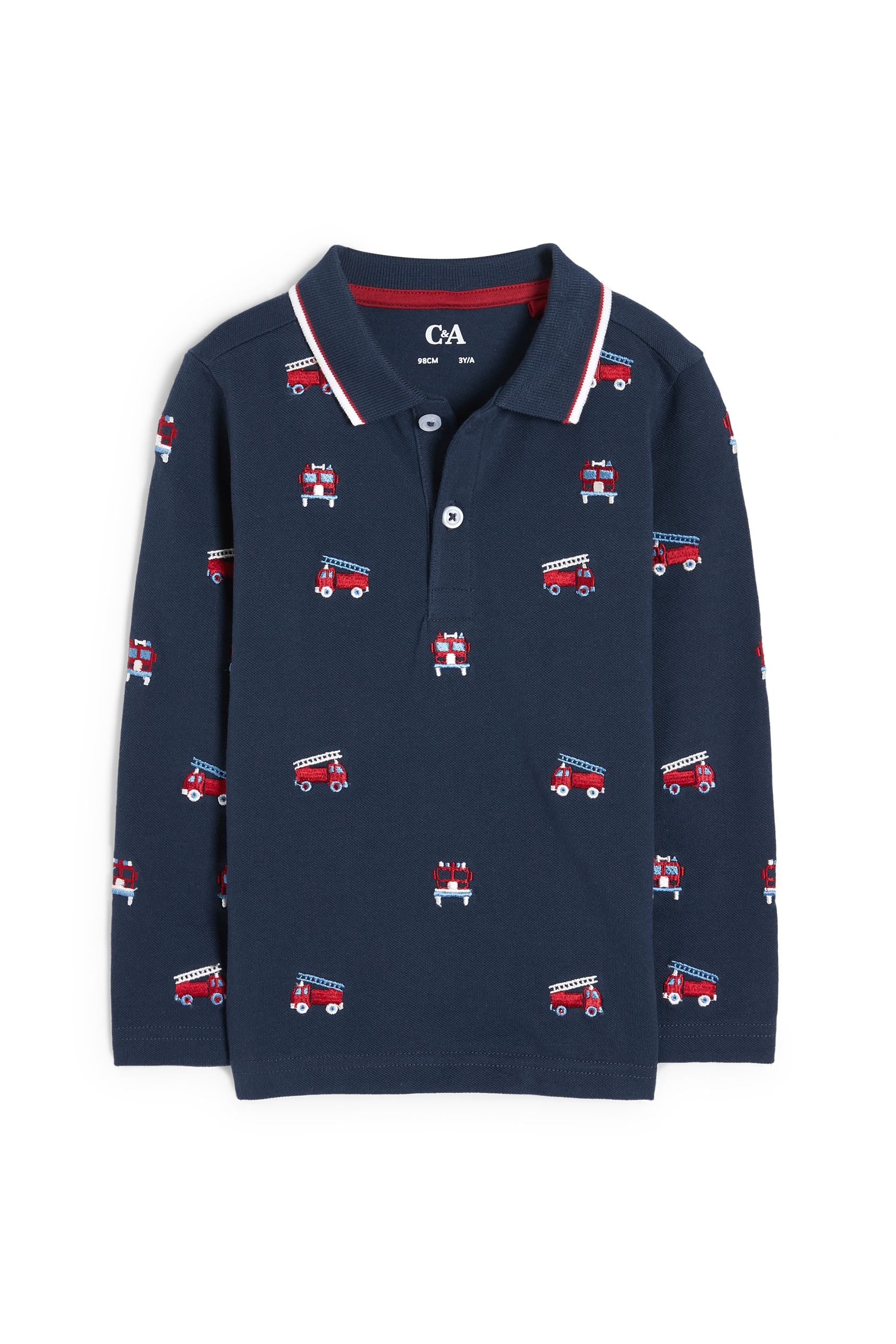 Fire engine - polo shirt