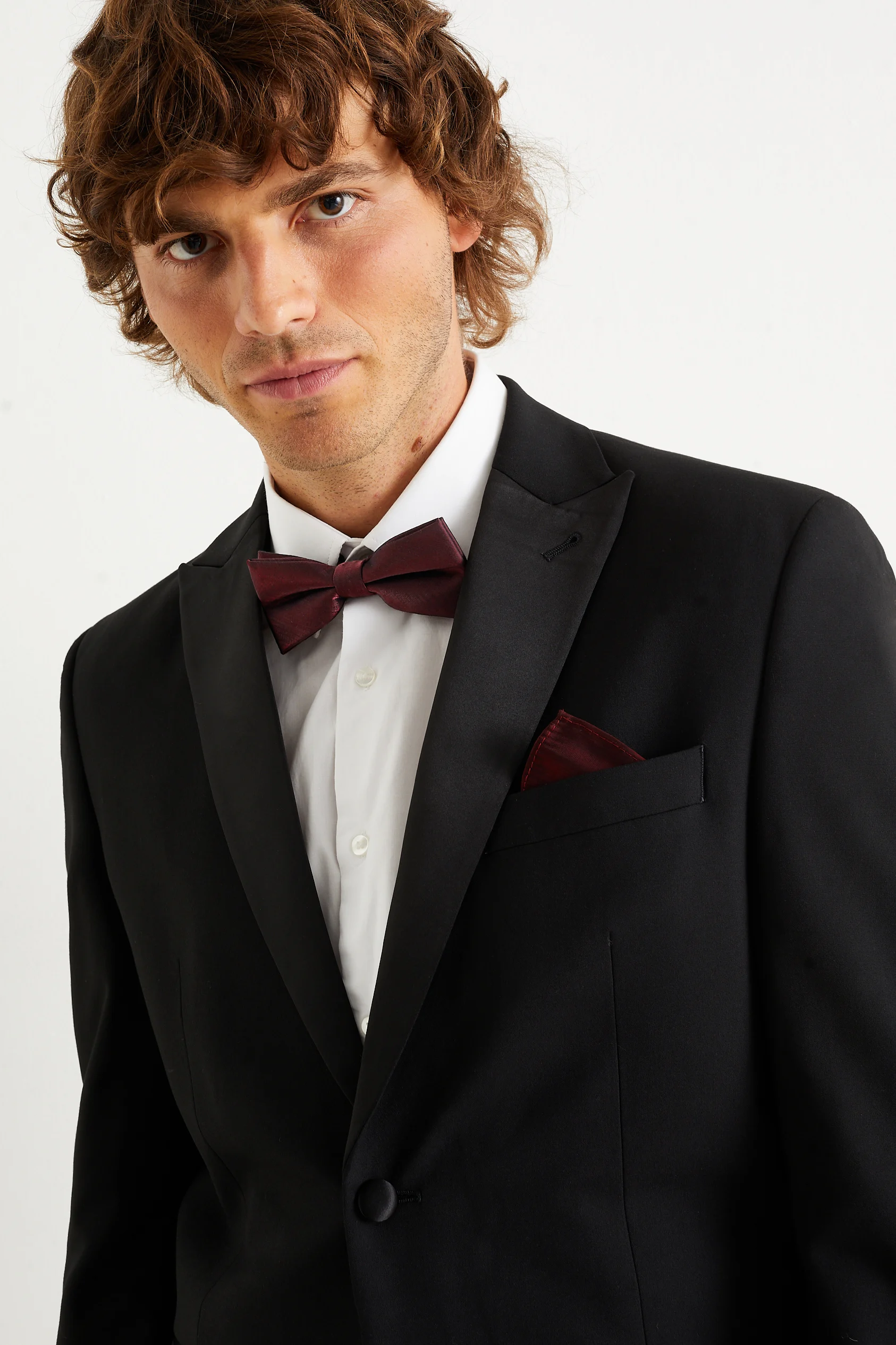 Set - bow tie and pocket square - 2 piece