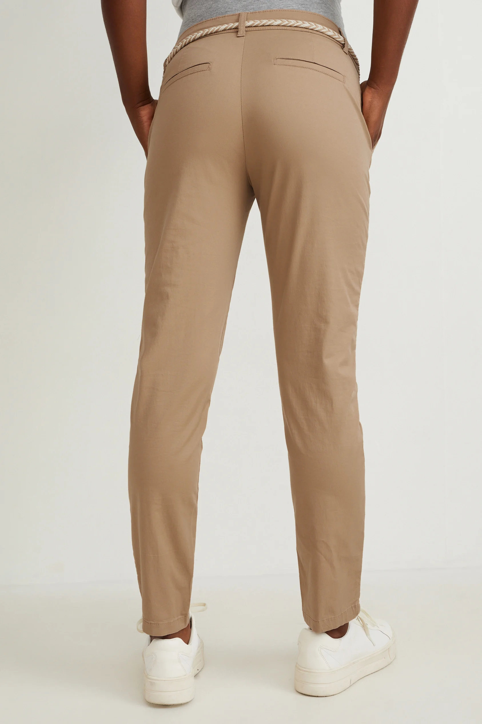 Maternity chinos with belt - slim fit