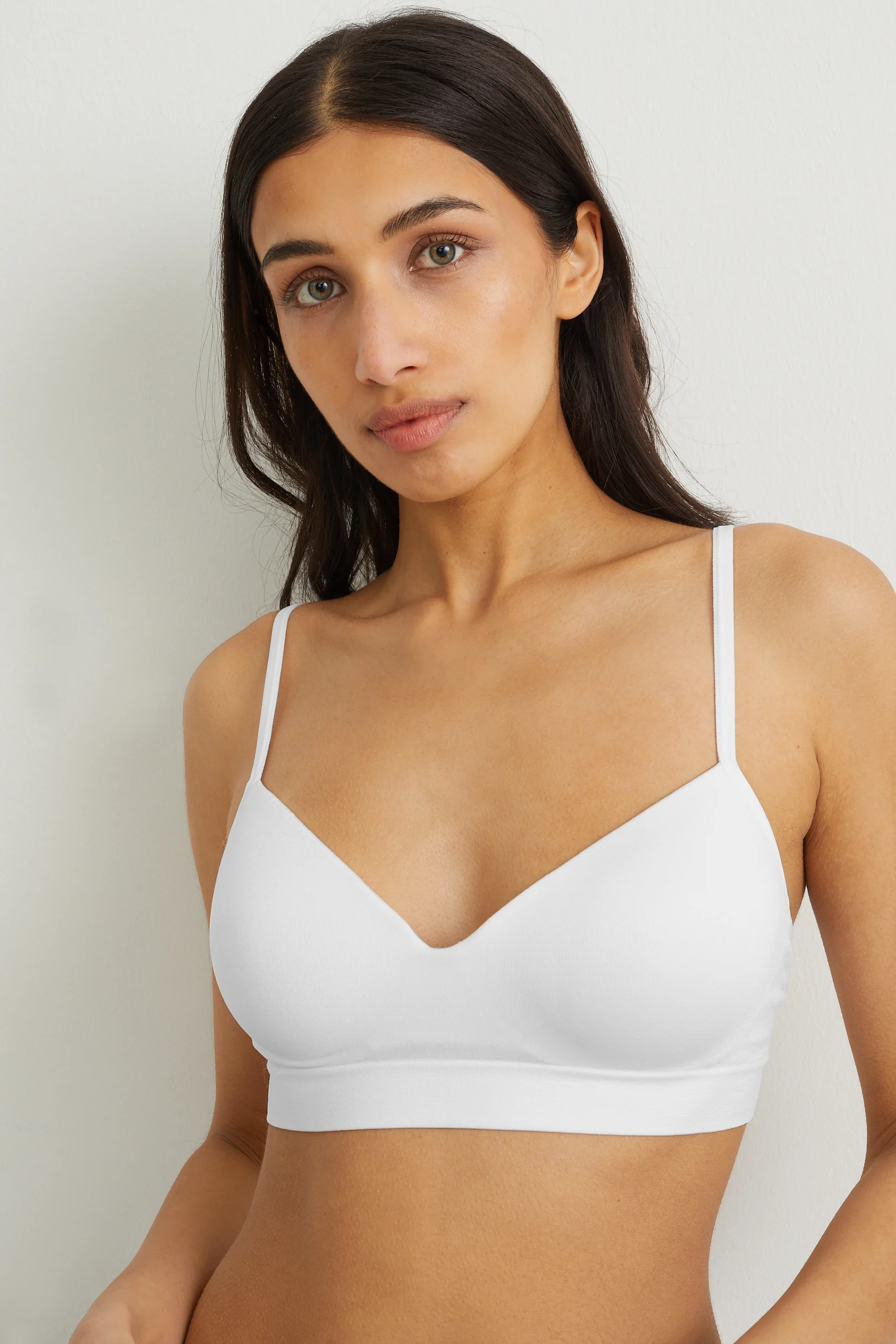 Non-wired bra - DEMI - padded