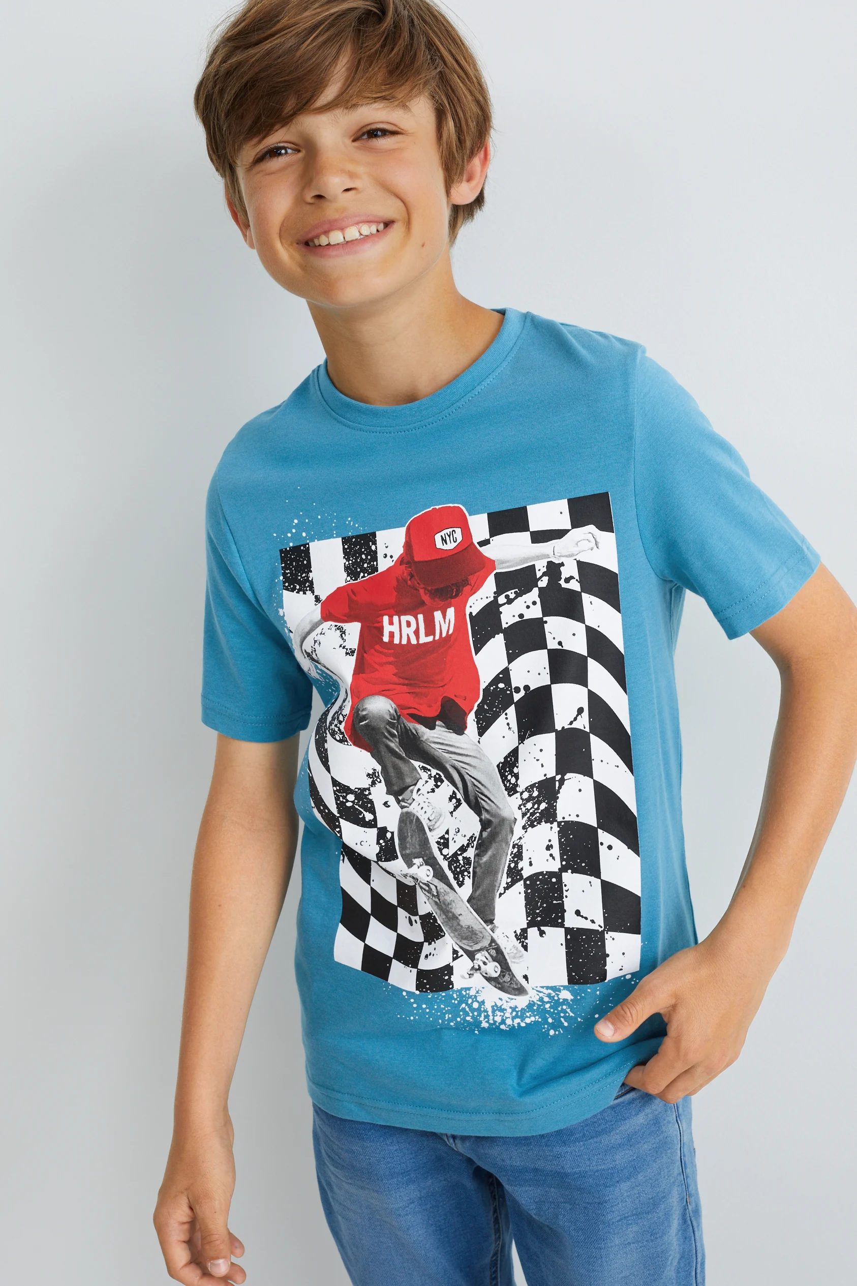 Multipack of 3 - short sleeve T-shirt and 2 long sleeve tops