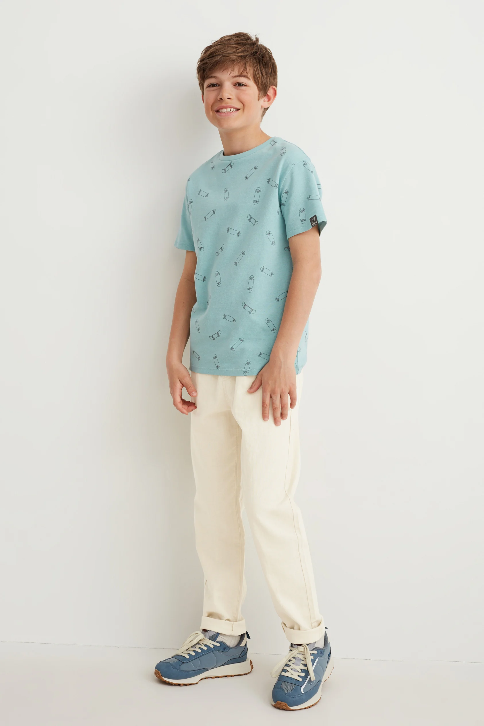 Trousers - linen blend