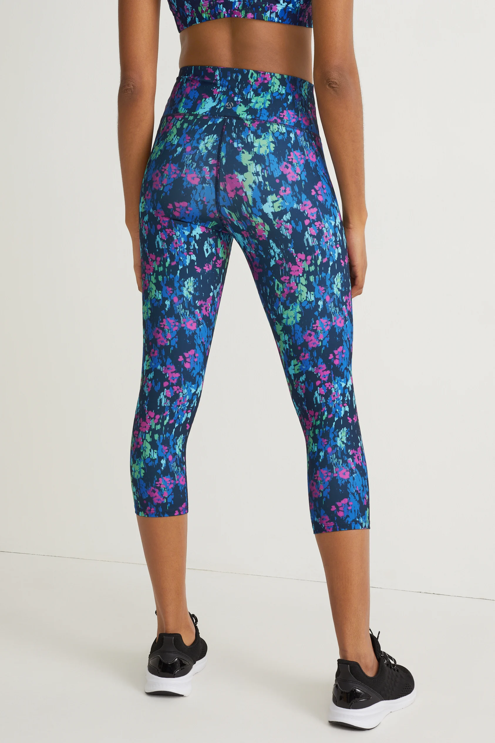 Technical capri leggings - supportive - running