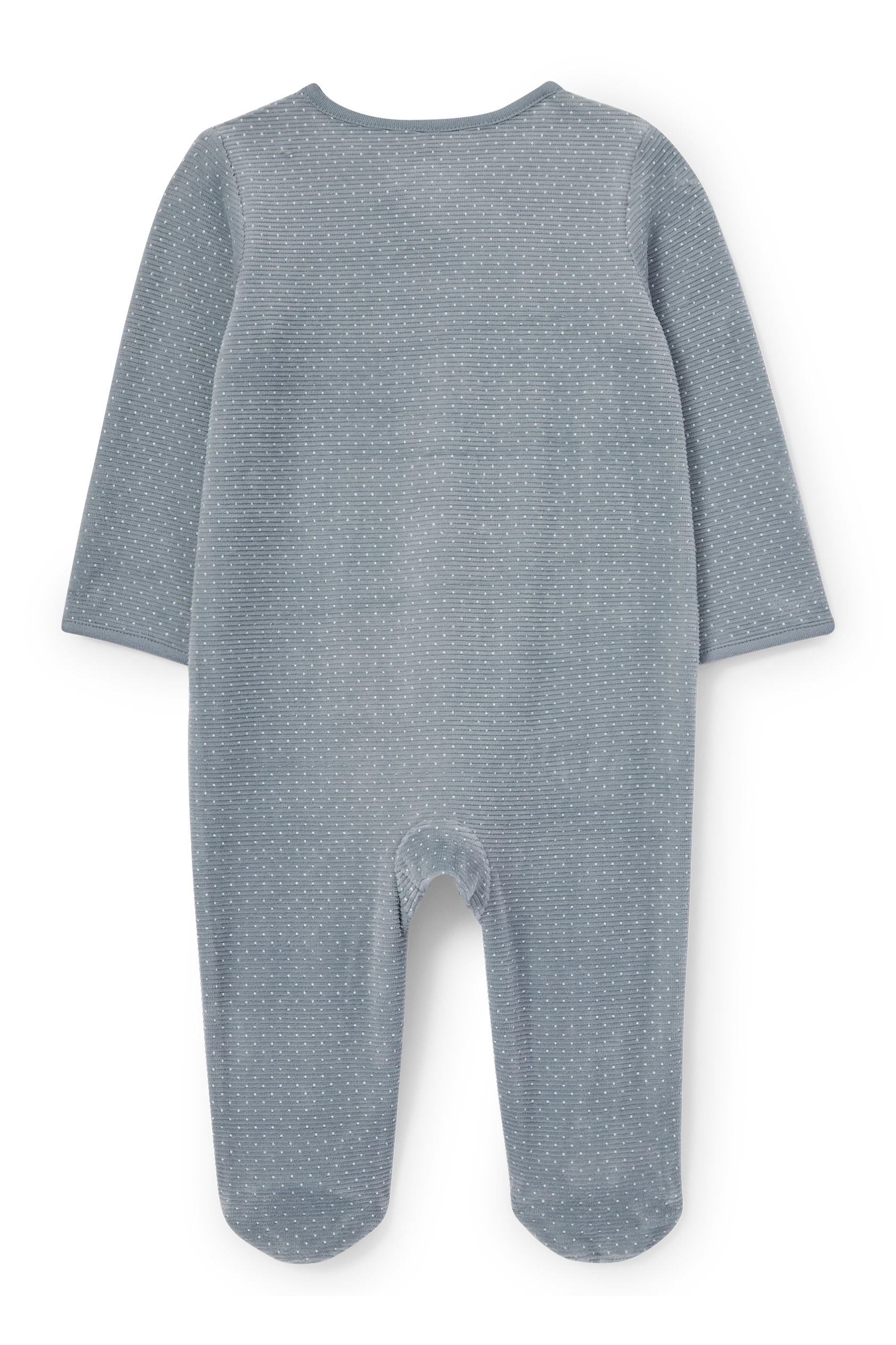 Polar bear and penguin - baby sleepsuit