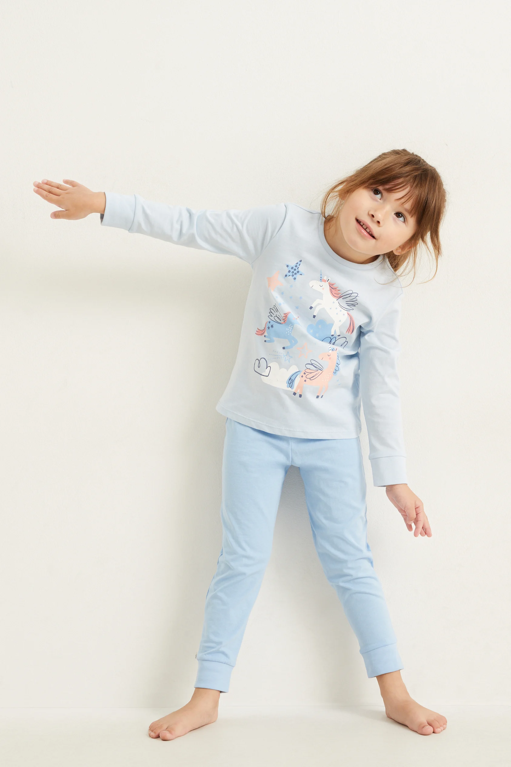 Multipack of 2 - unicorn - pyjamas - 4 piece