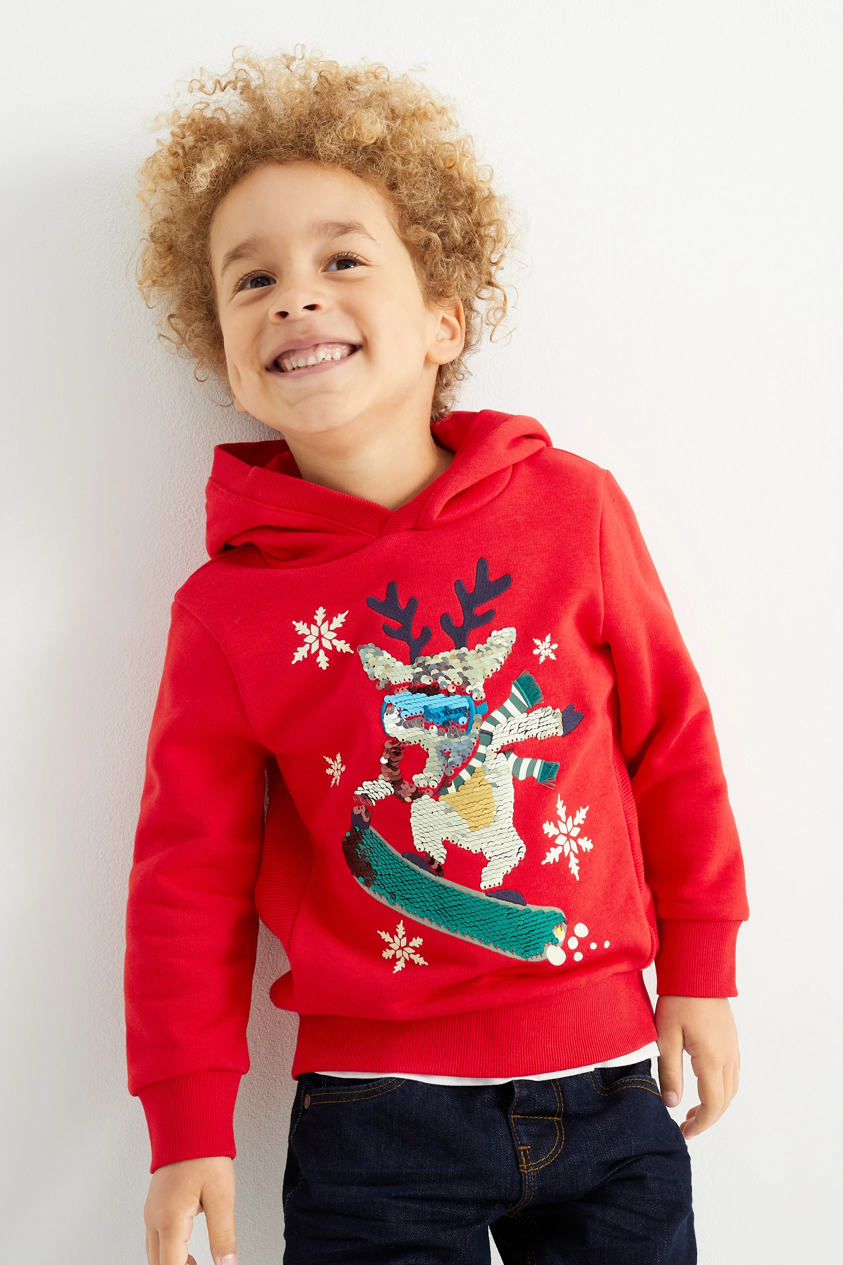 Multipack of 2 - Christmas hoodie and sweatshirt - Rudolph