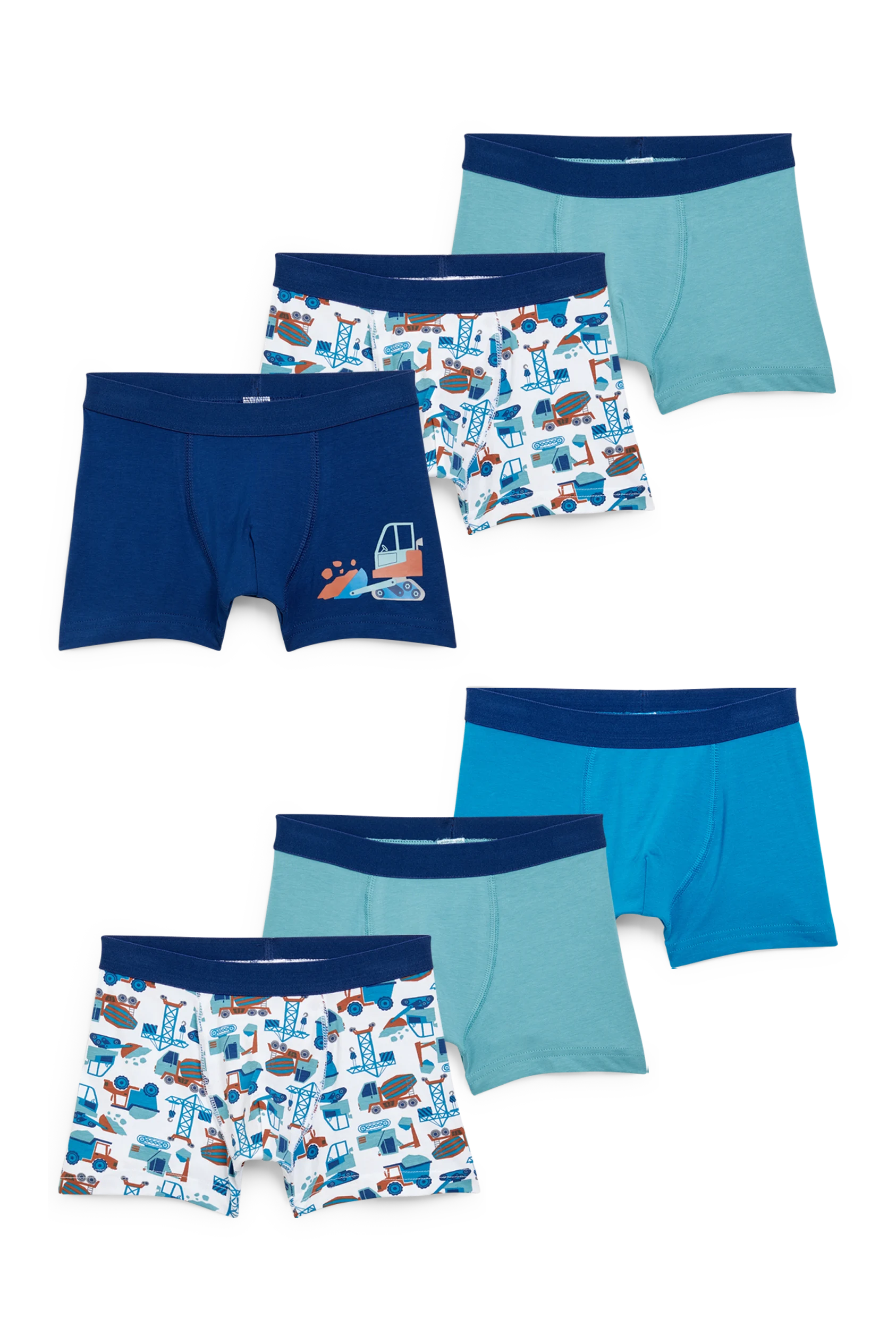 Multipack of 6 - digger - boxer shorts