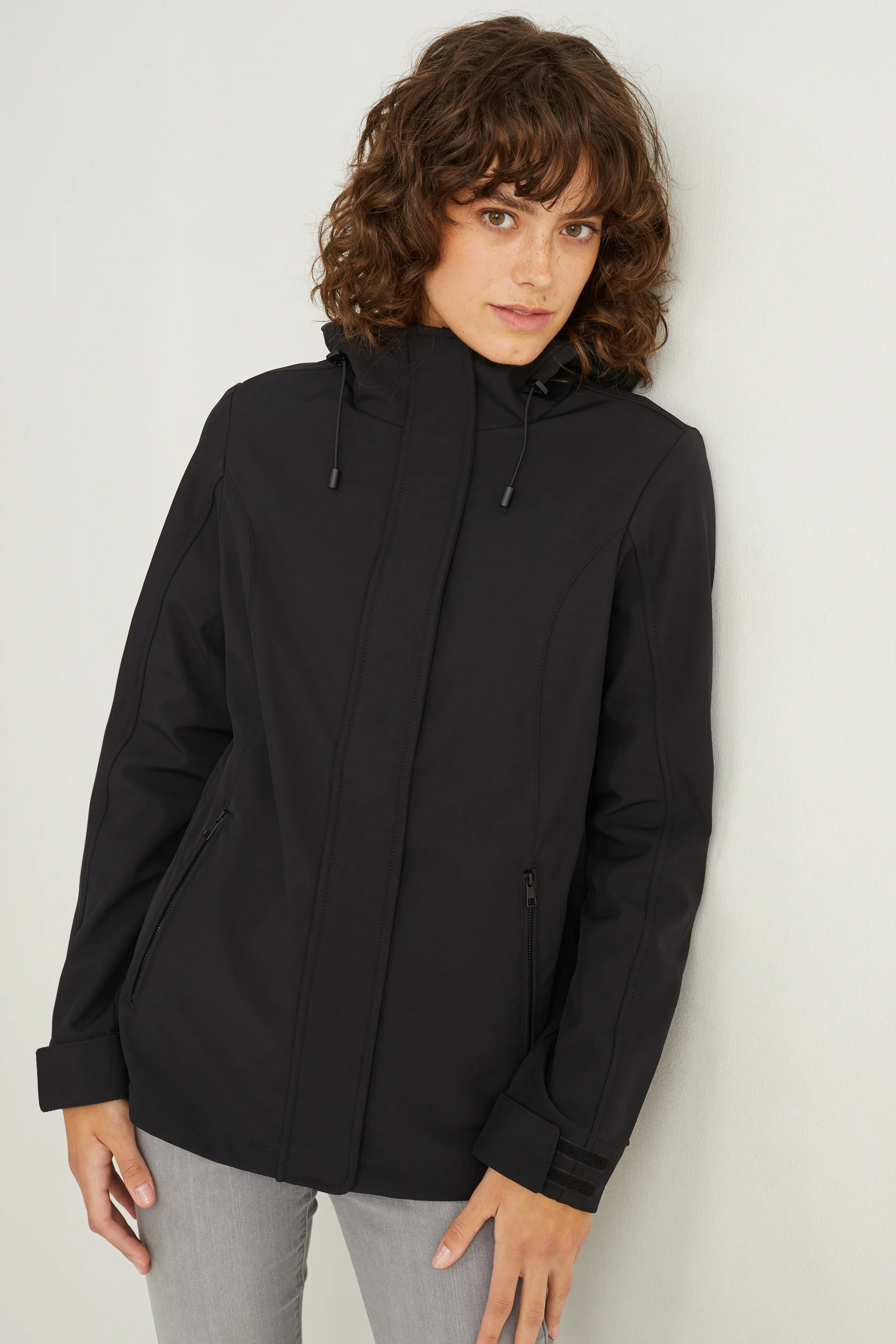 Softshell jacket with hood - 4 Way Stretch