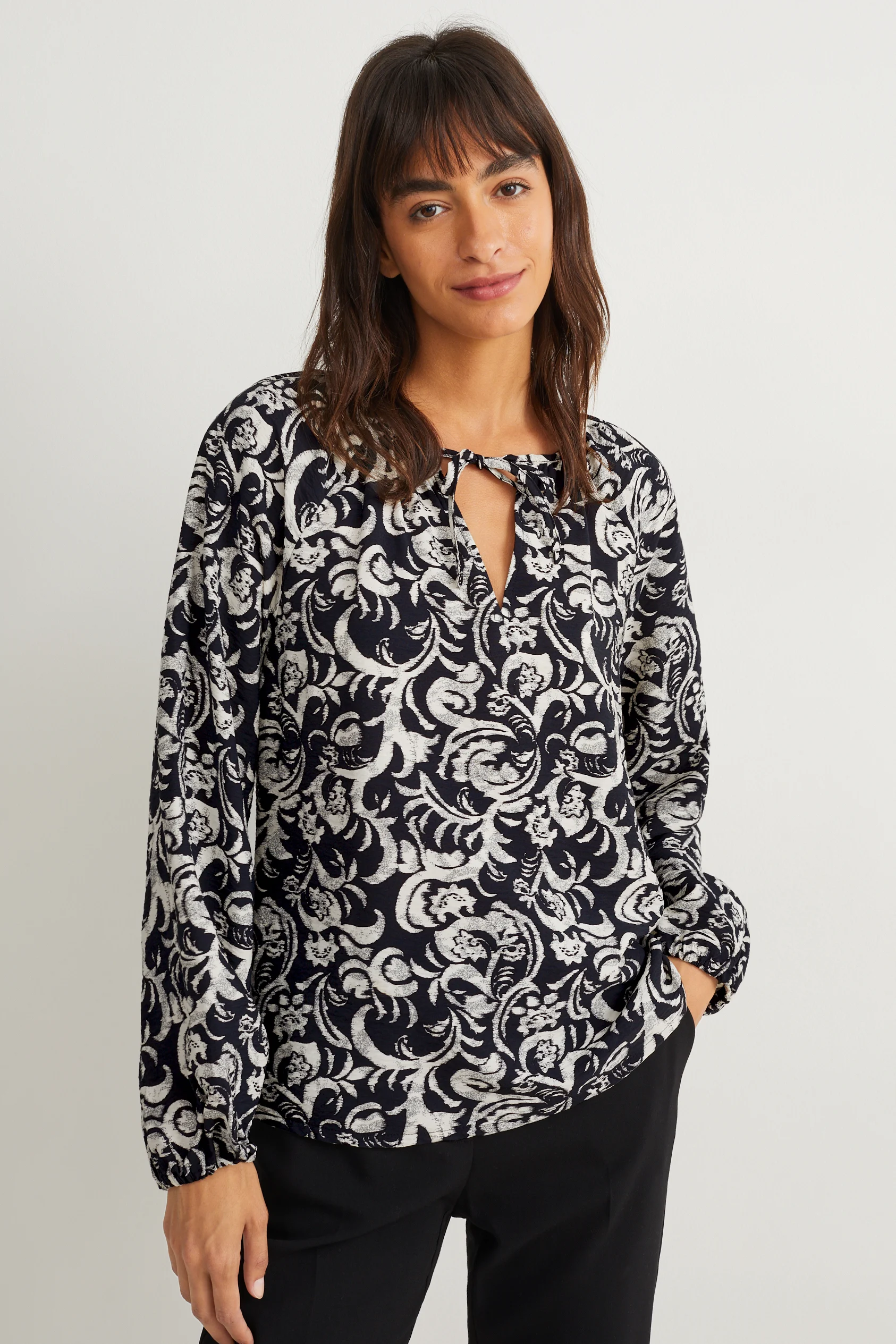 Blouse - patterned