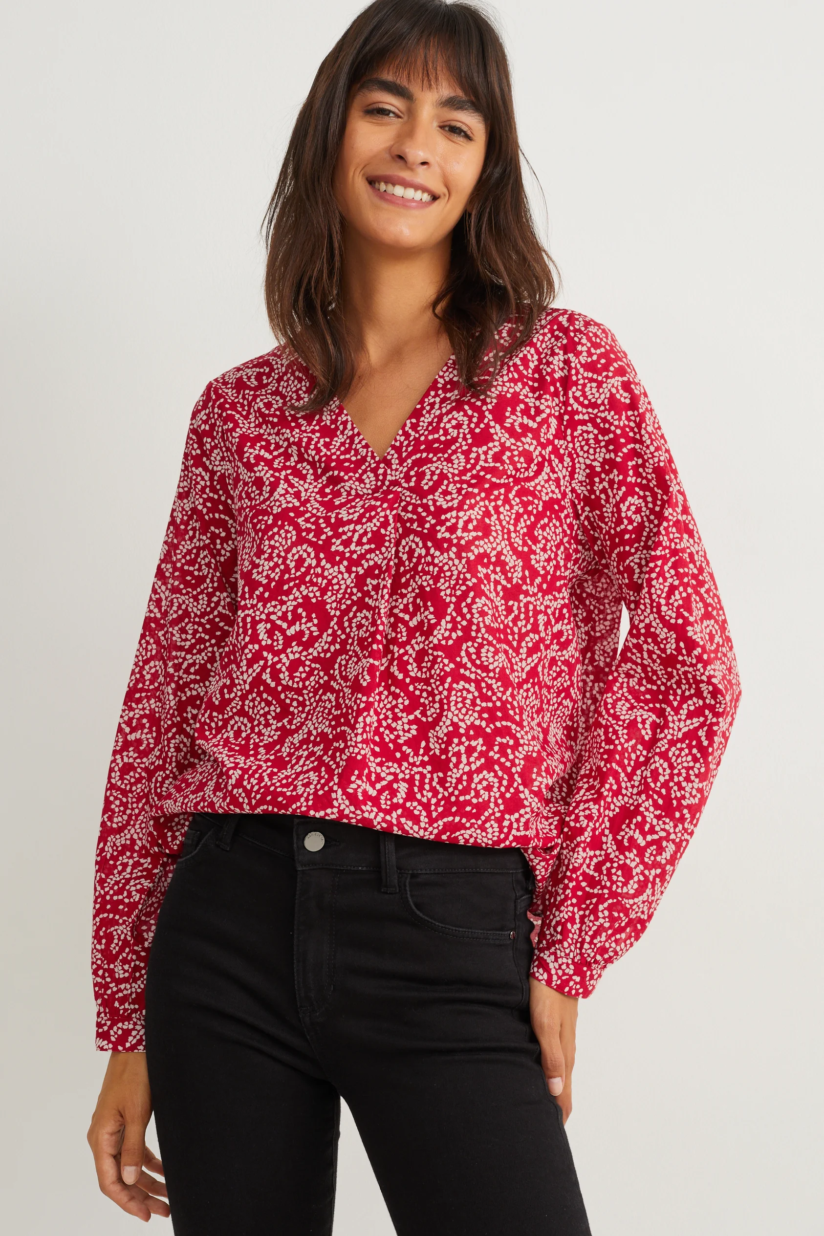 Blouse - patterned