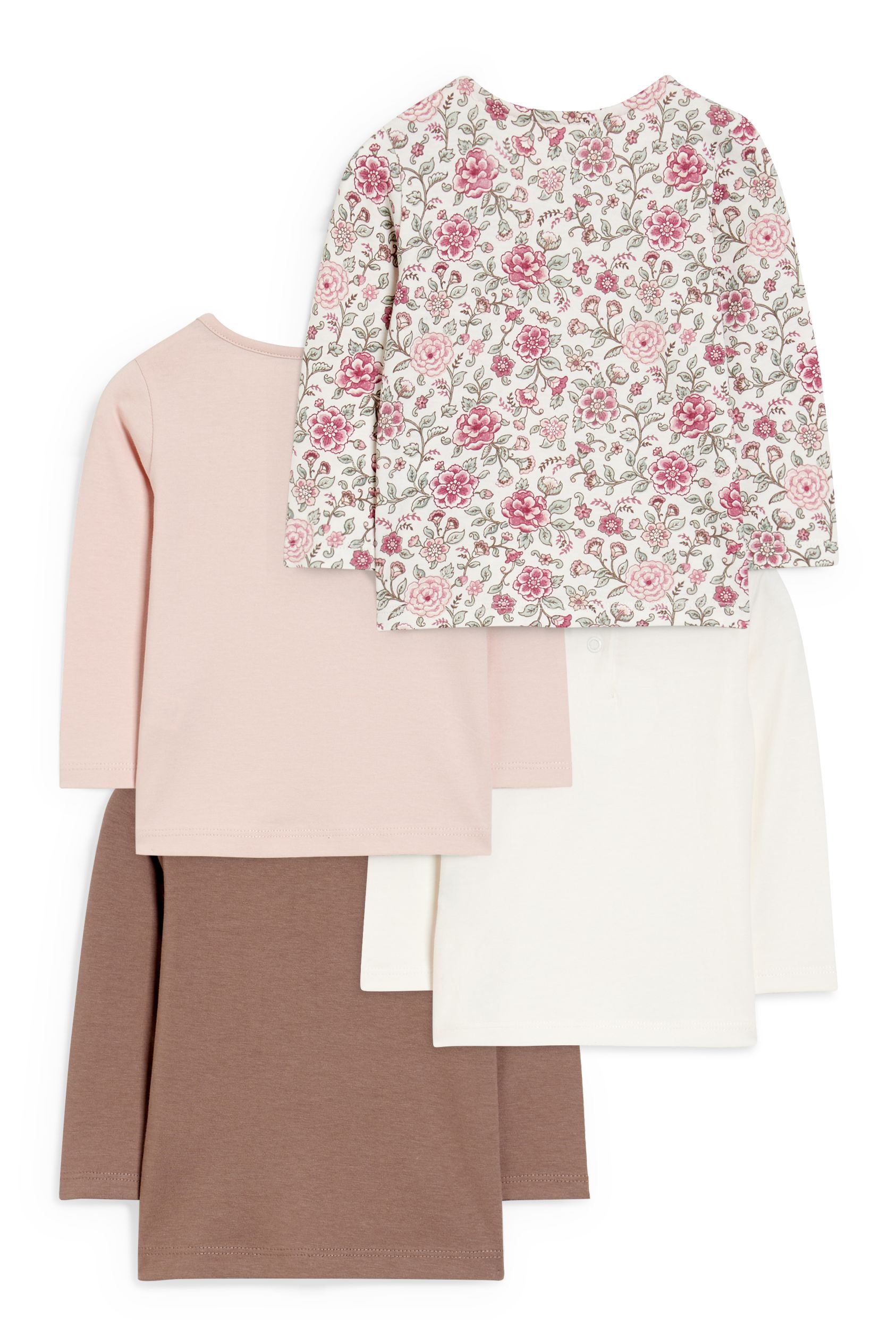 Multipack of 4 - baby long sleeve top