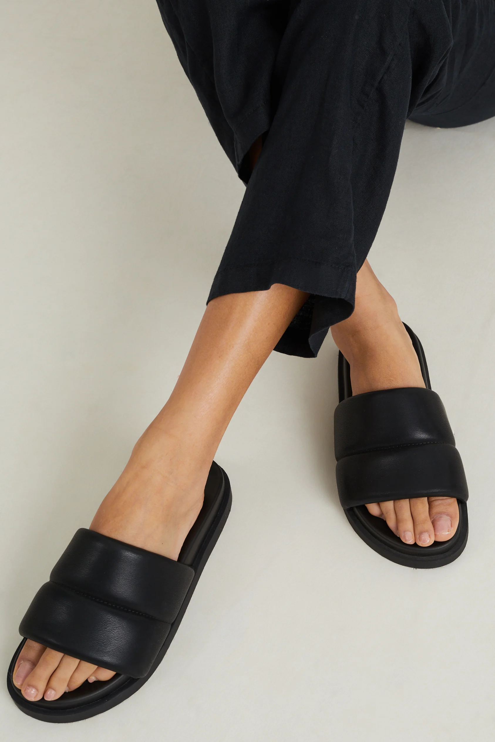 Sandals - faux leather