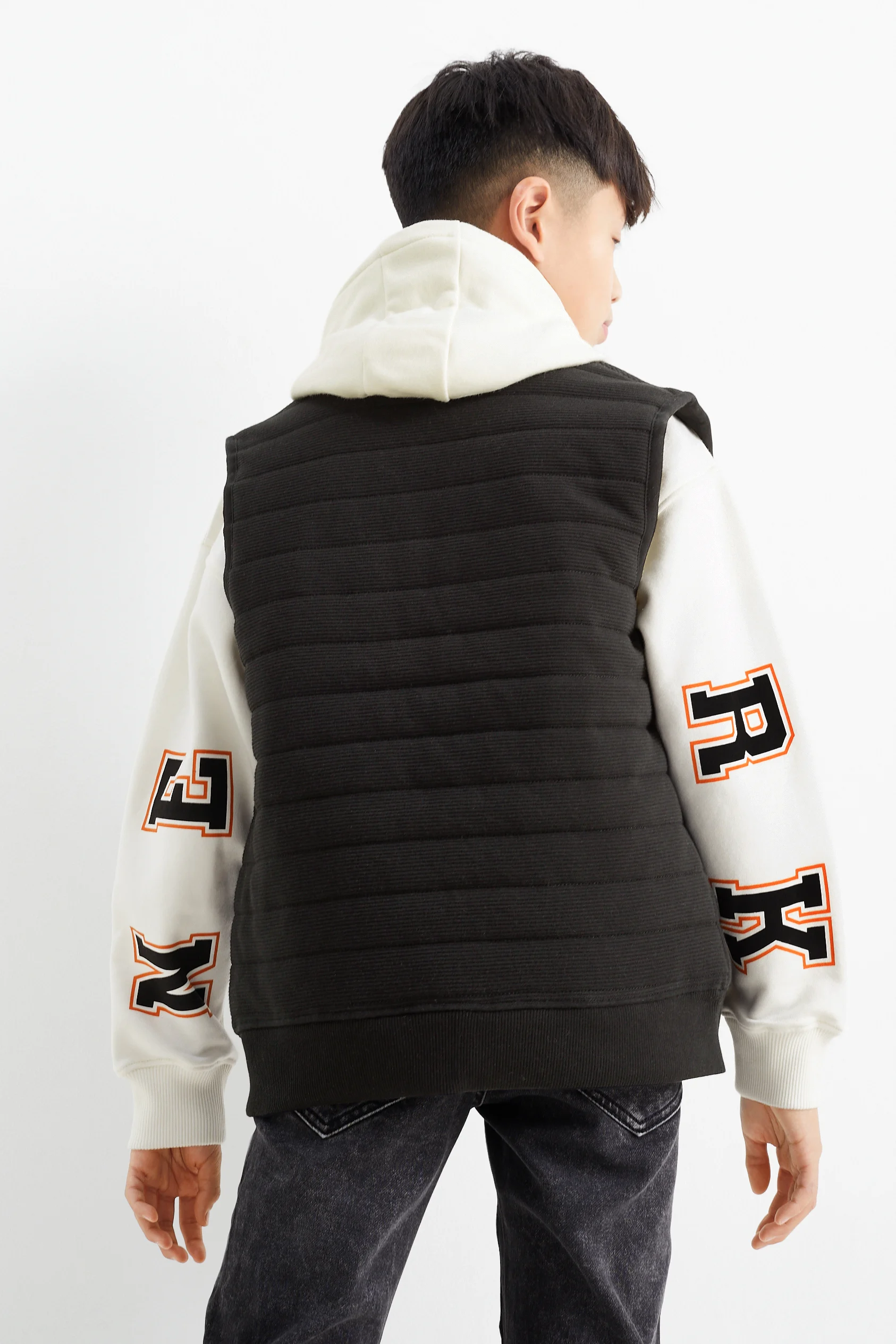 Set - hoodie and waistcoat - 2 piece