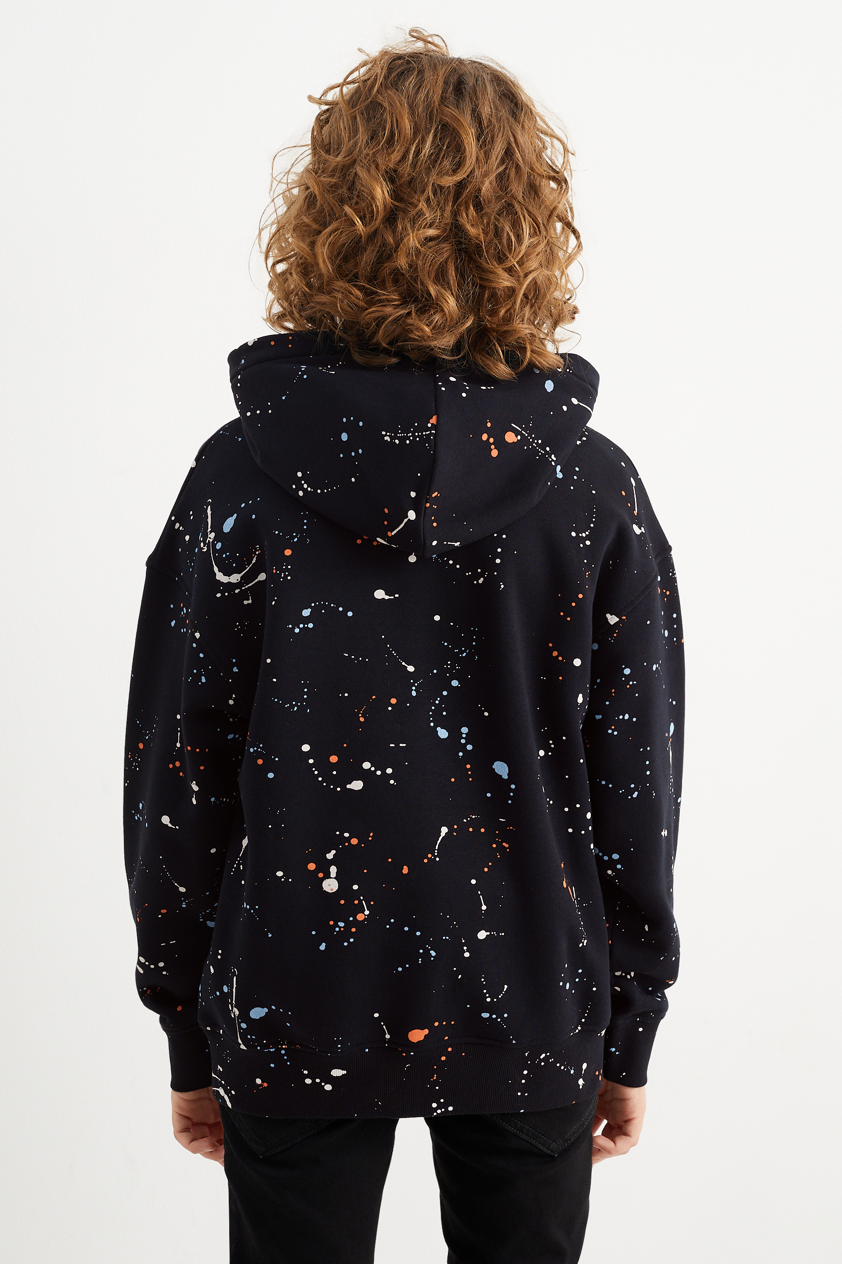 Hoodie - patterned