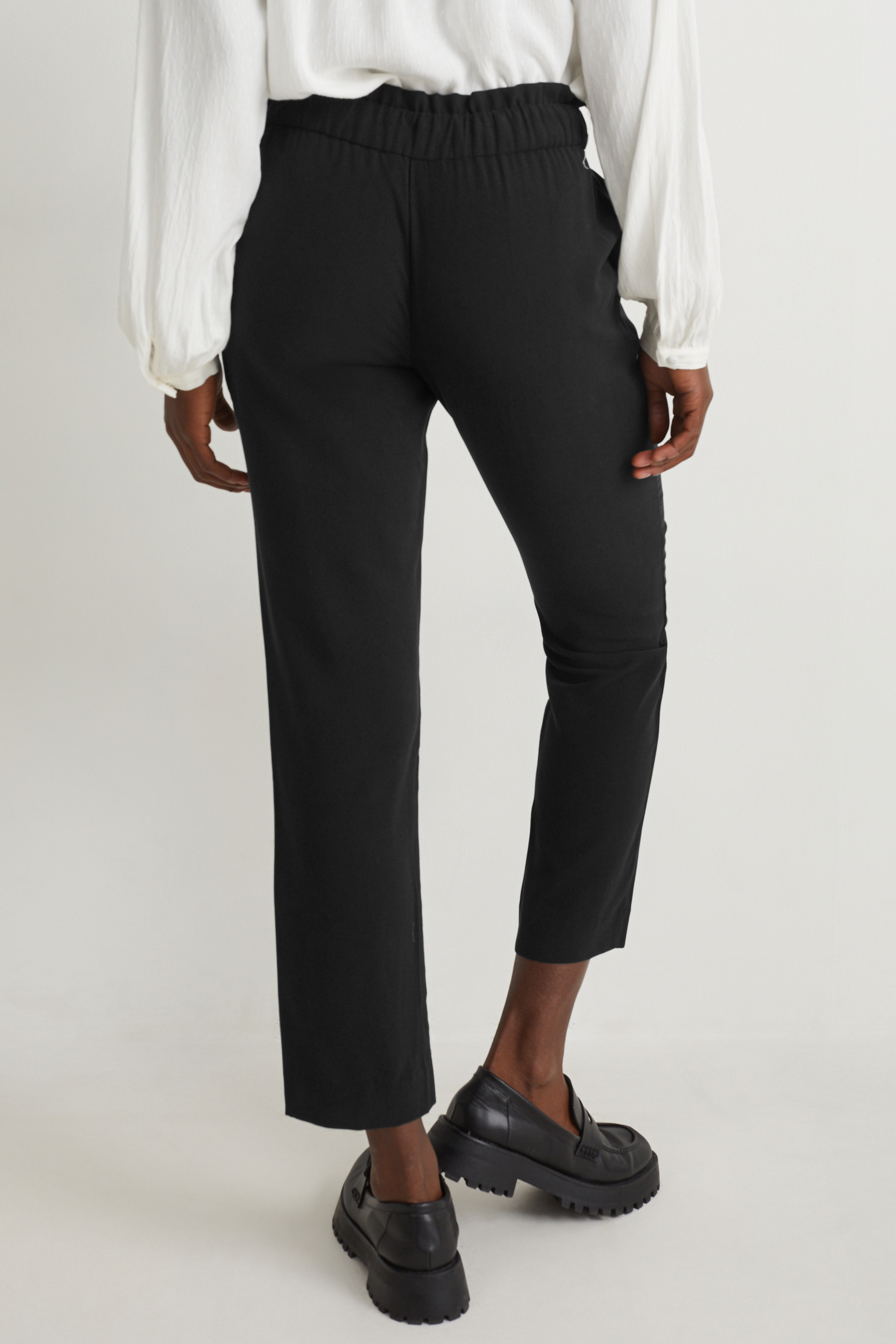 Cloth trousers - high waist - regular fit