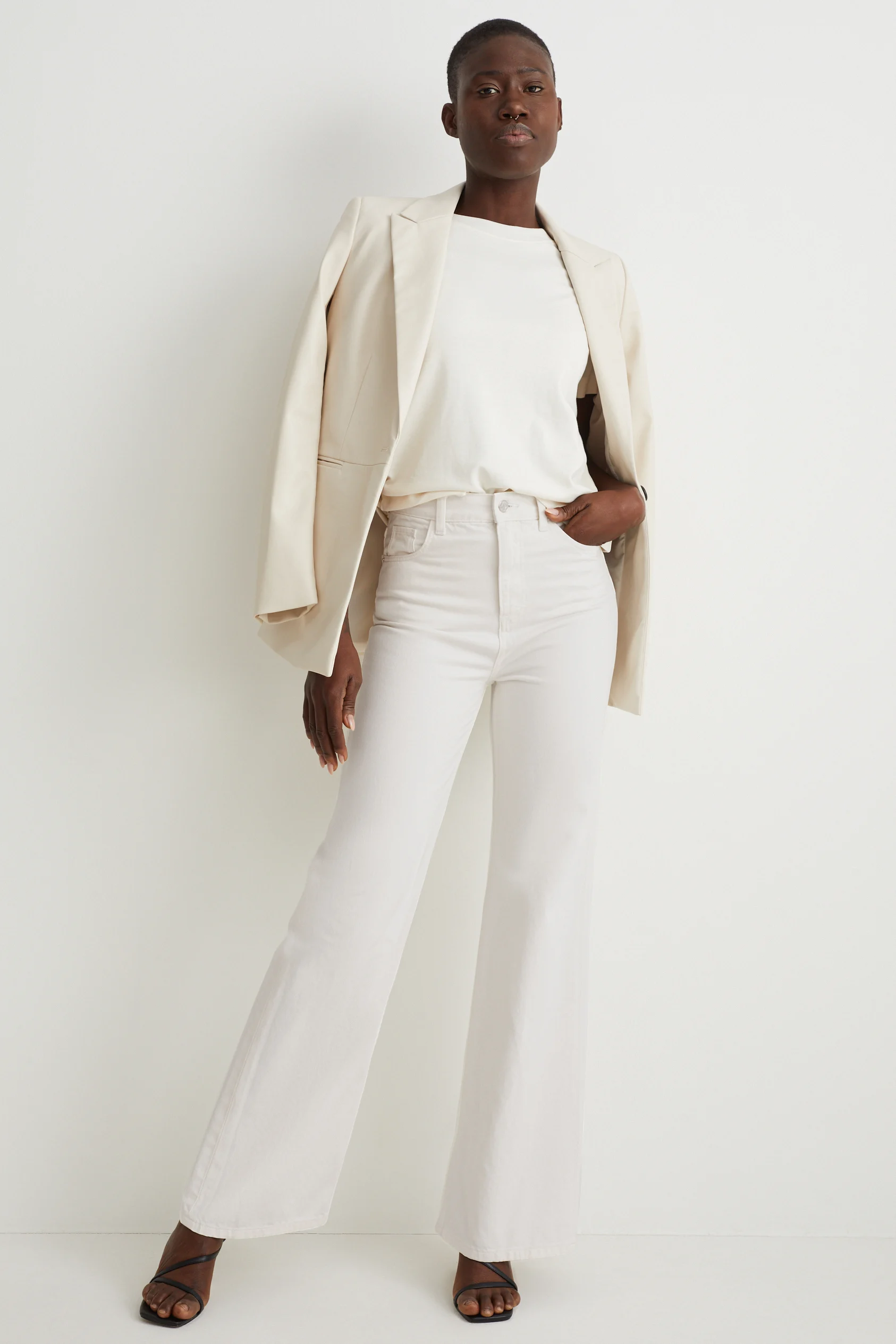 Loose fit jeans - high waist