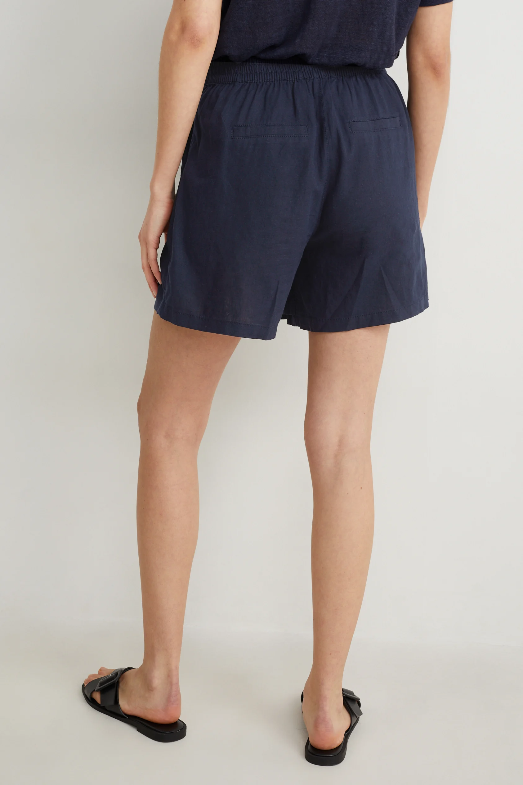 Skort - linen blend