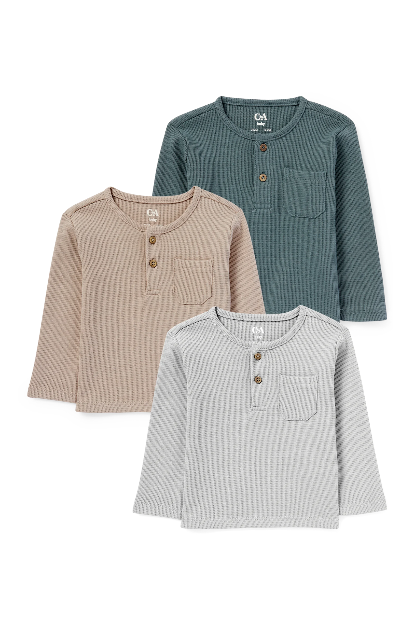 Multipack of 3 - baby long sleeve top