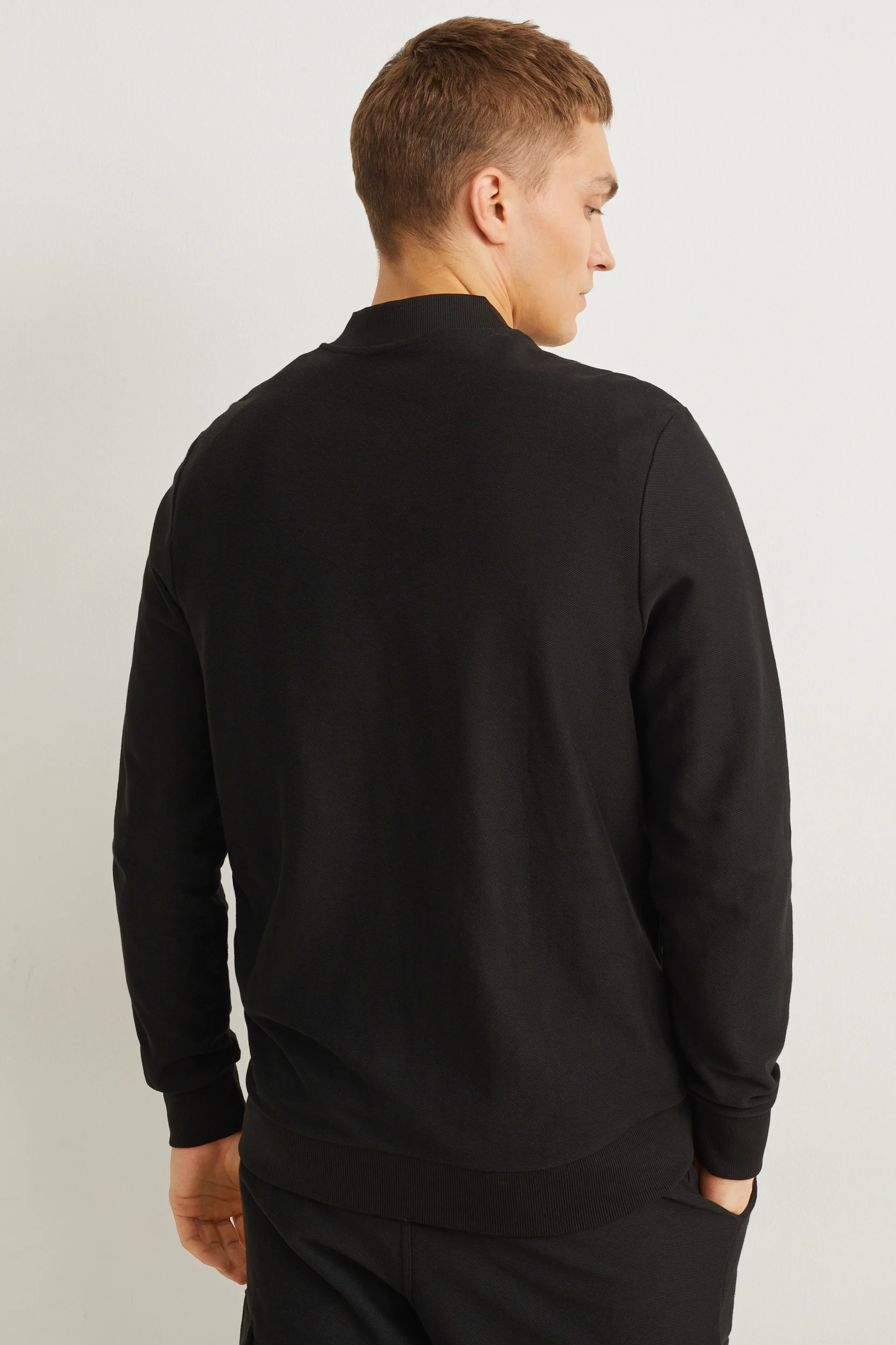 Zip-through sweatshirt