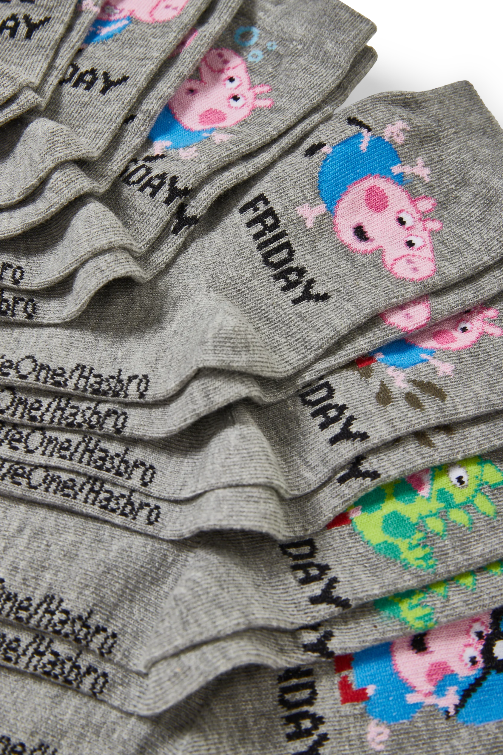 Multipack of 7 - Peppa Pig - socks with motif