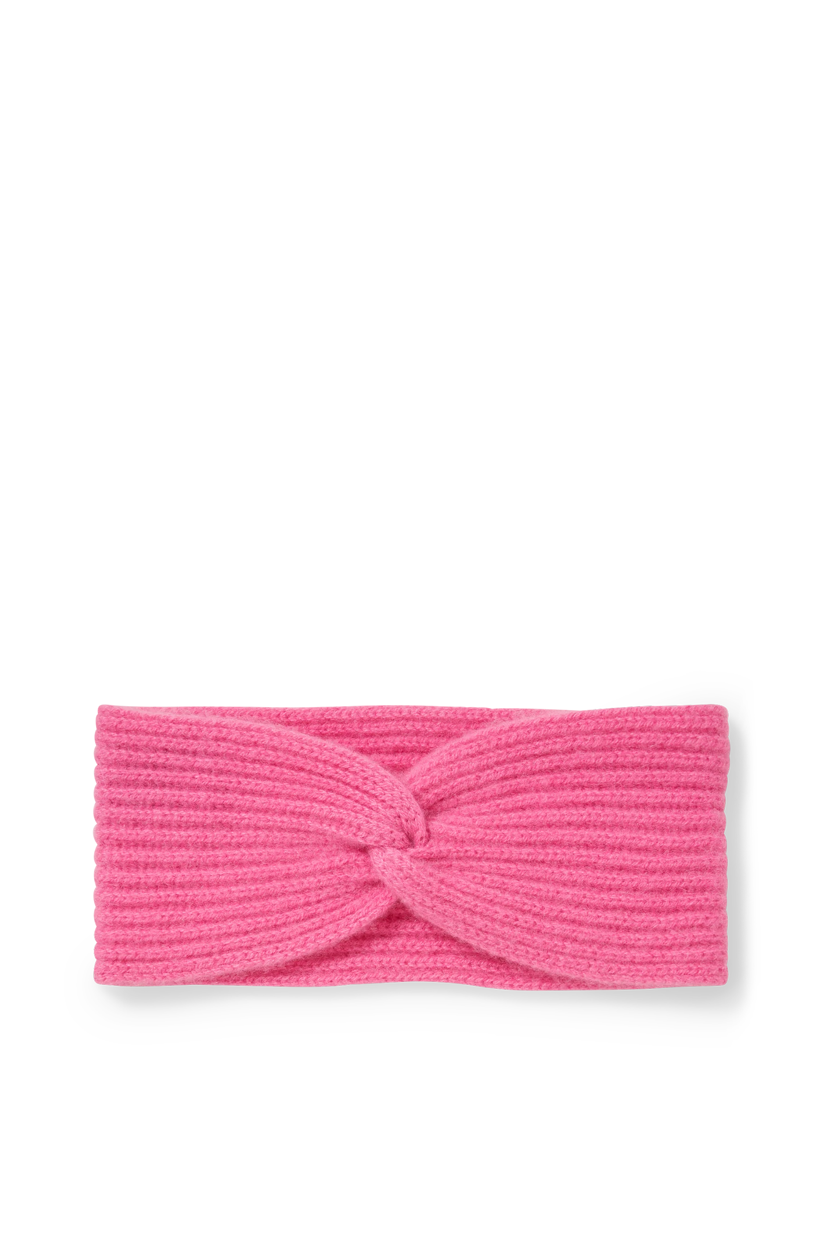 Cashmere headband with knot detail
