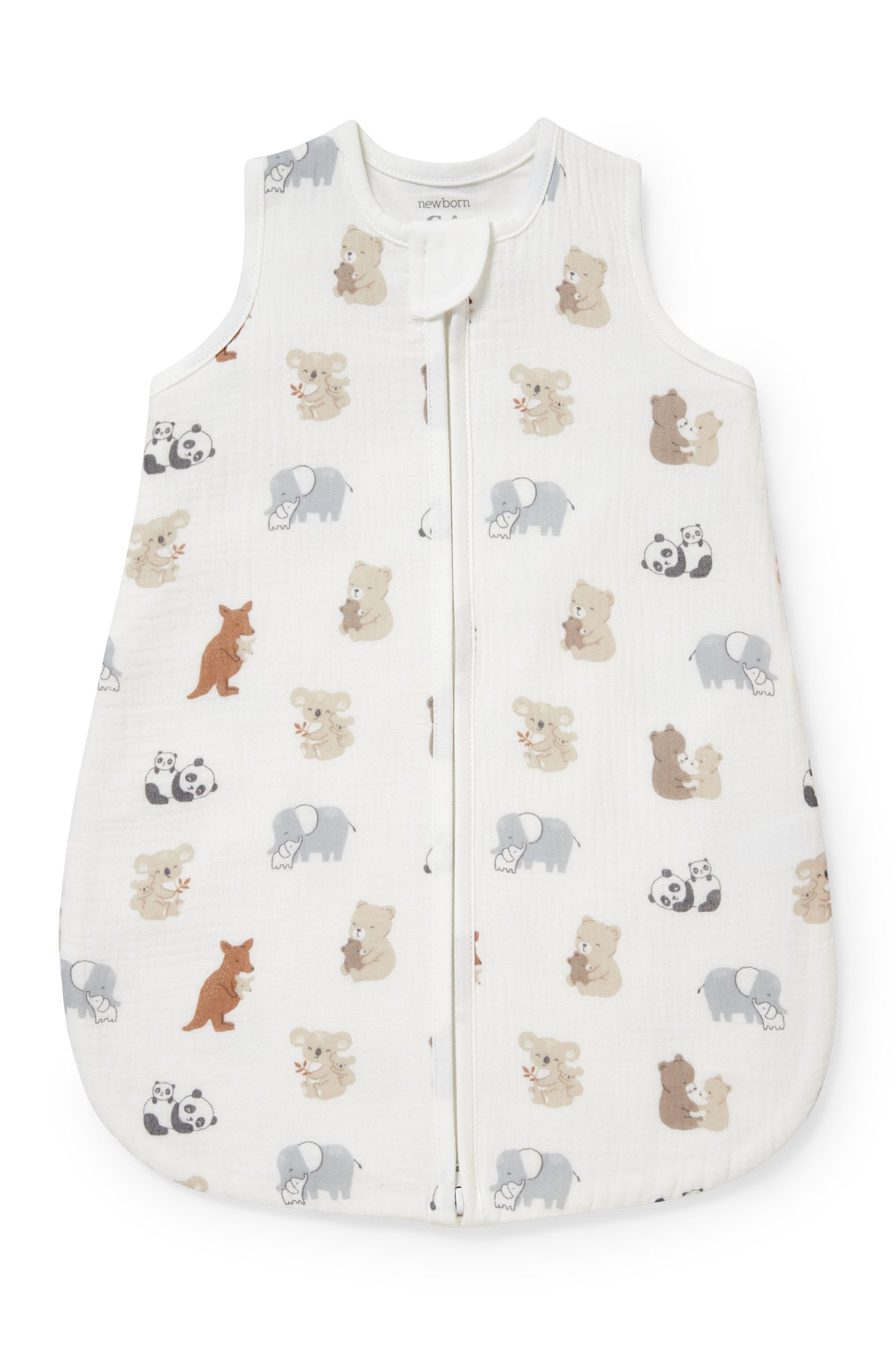 Baby sleeping bag - 0-6 months - patterned