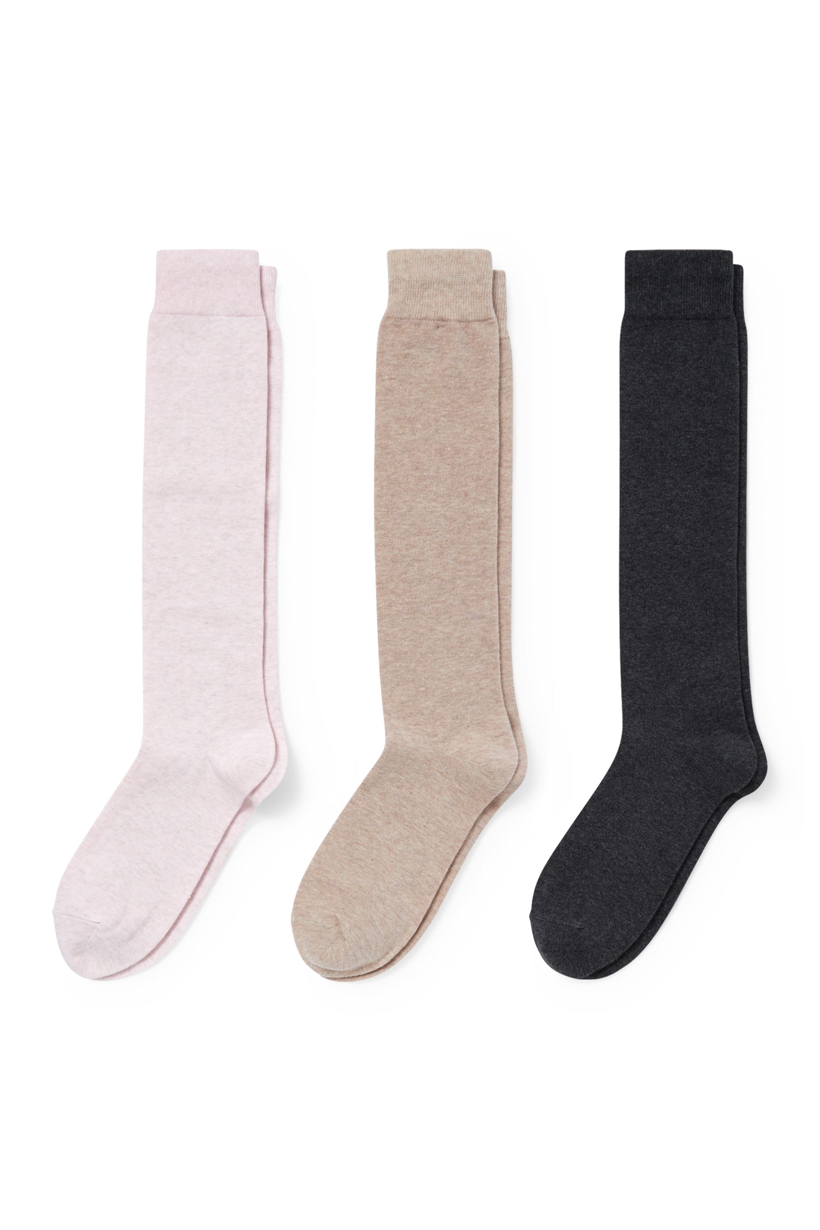 Multipack of 3 - knee-high socks