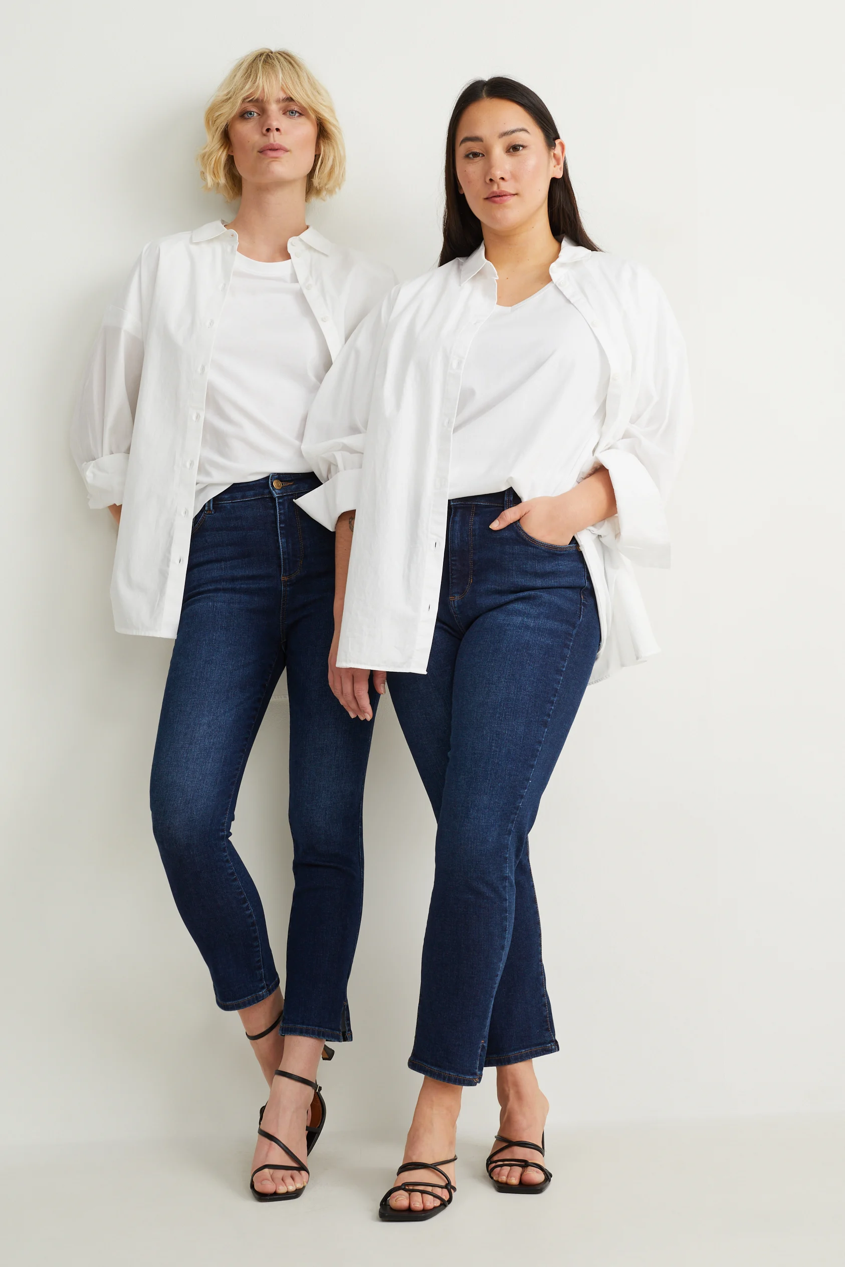 Slim jeans - high waist