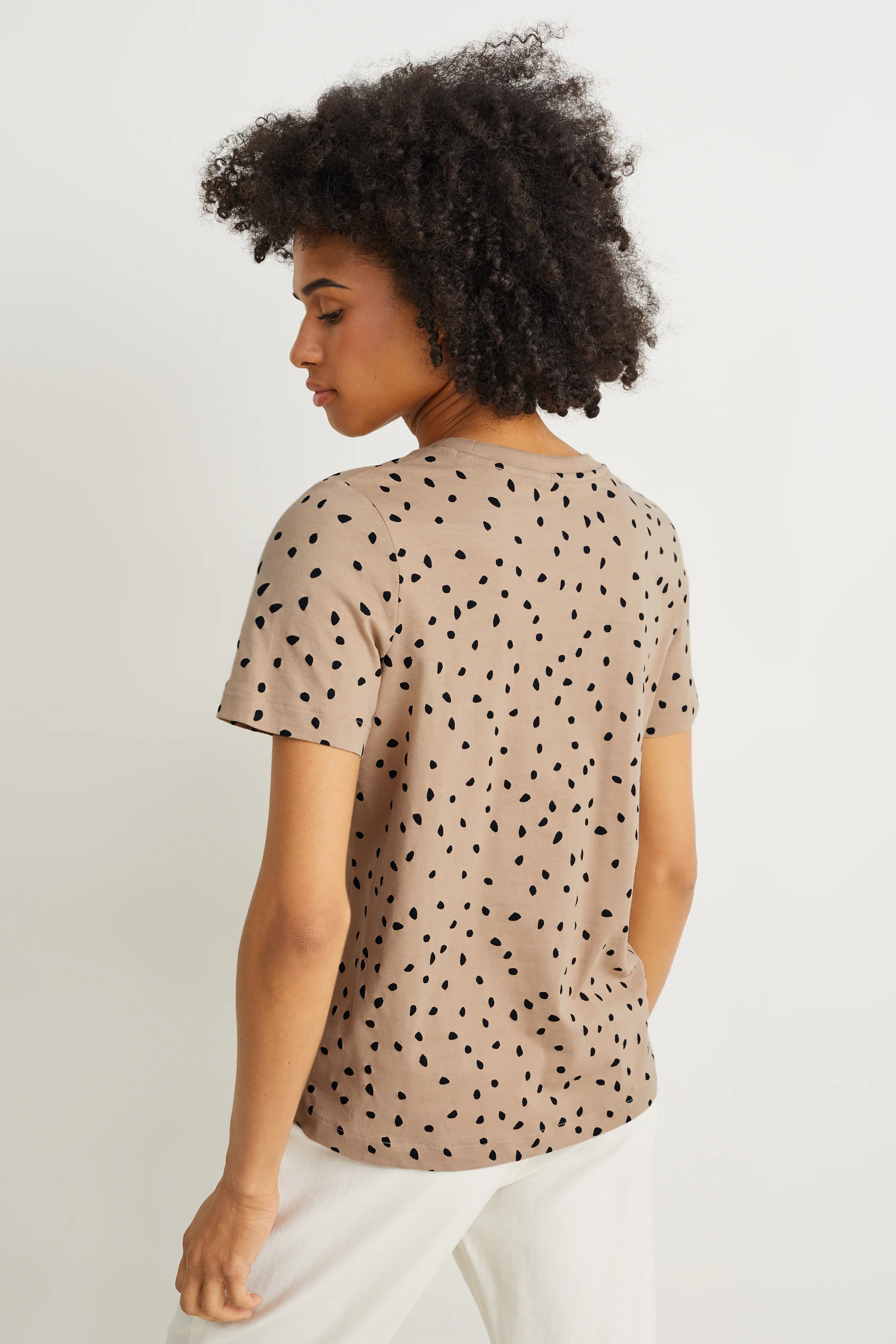Basic T-shirt - polka dot