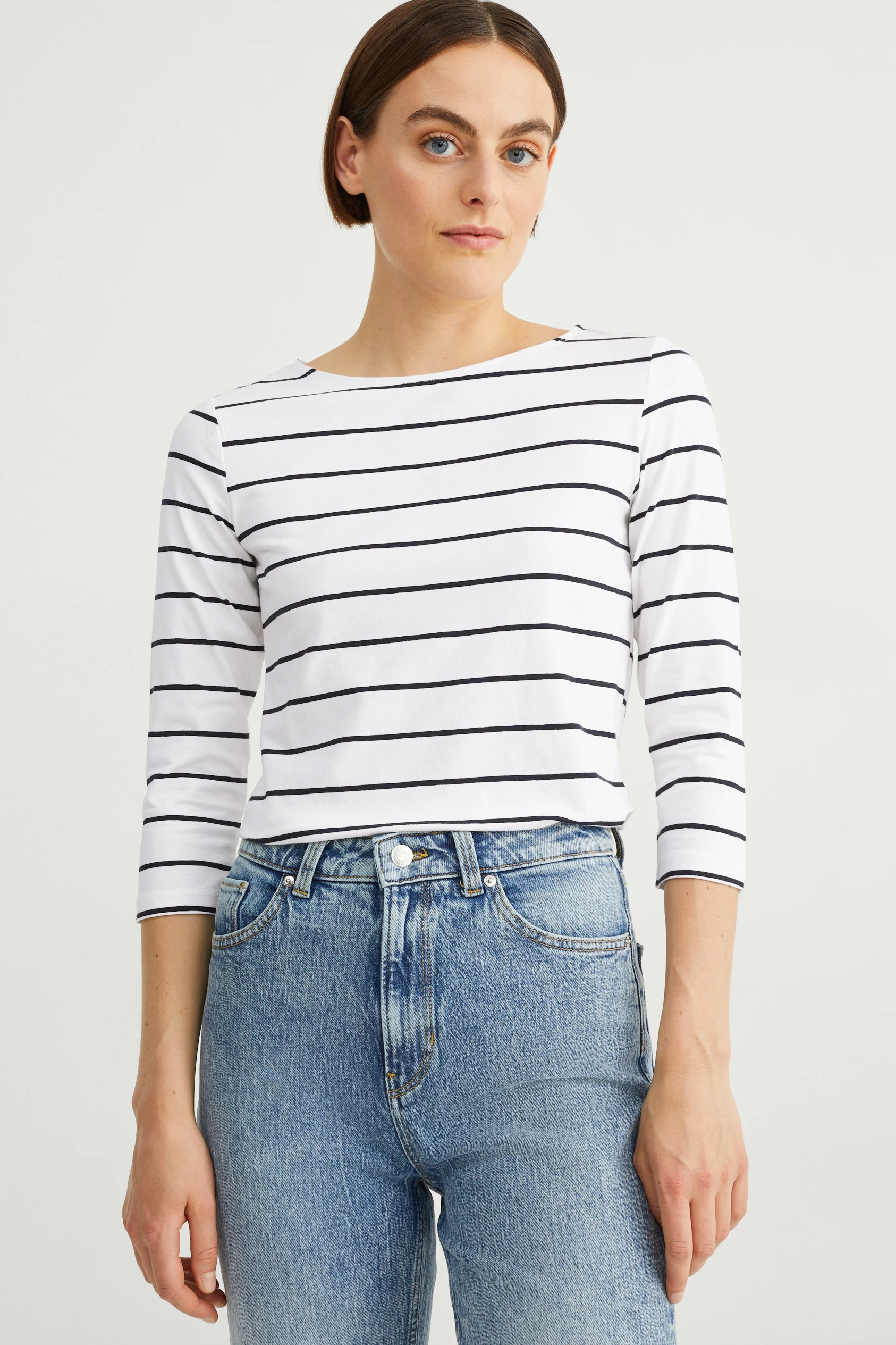 Long sleeve top - striped