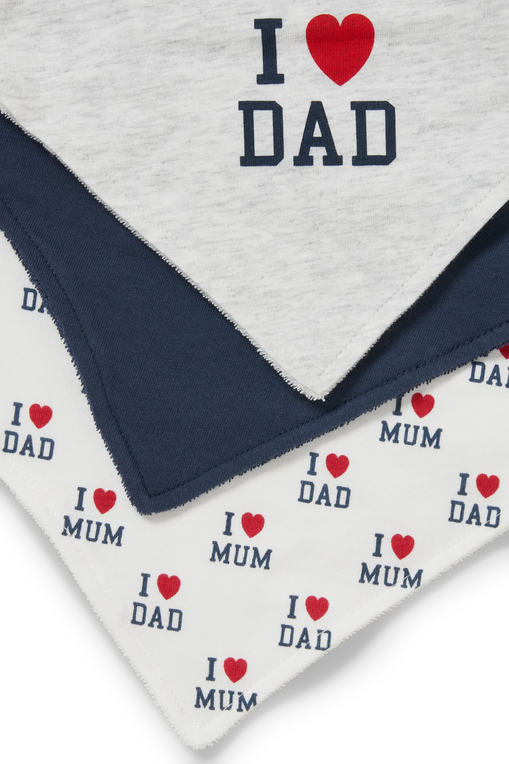 Multipack of 3 - triangular scarf