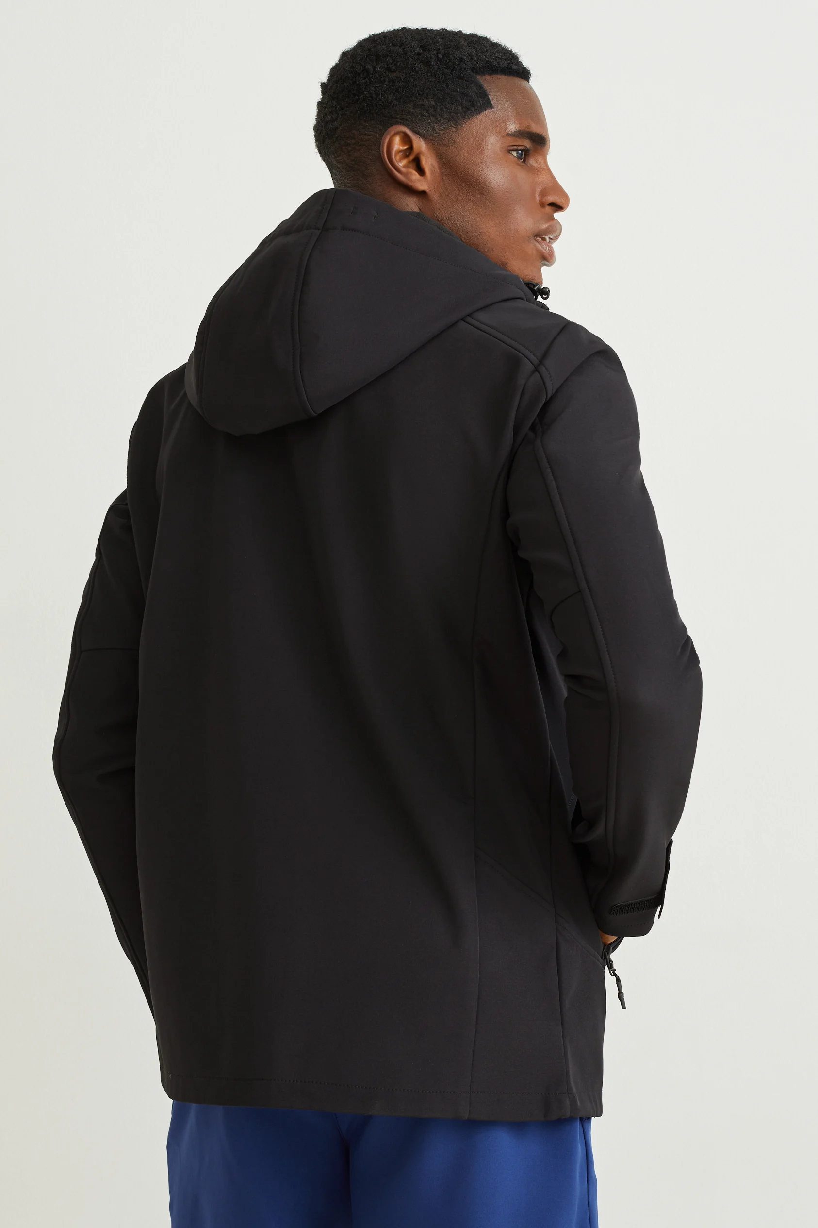 Softshell jacket with hood - 4-way stretch