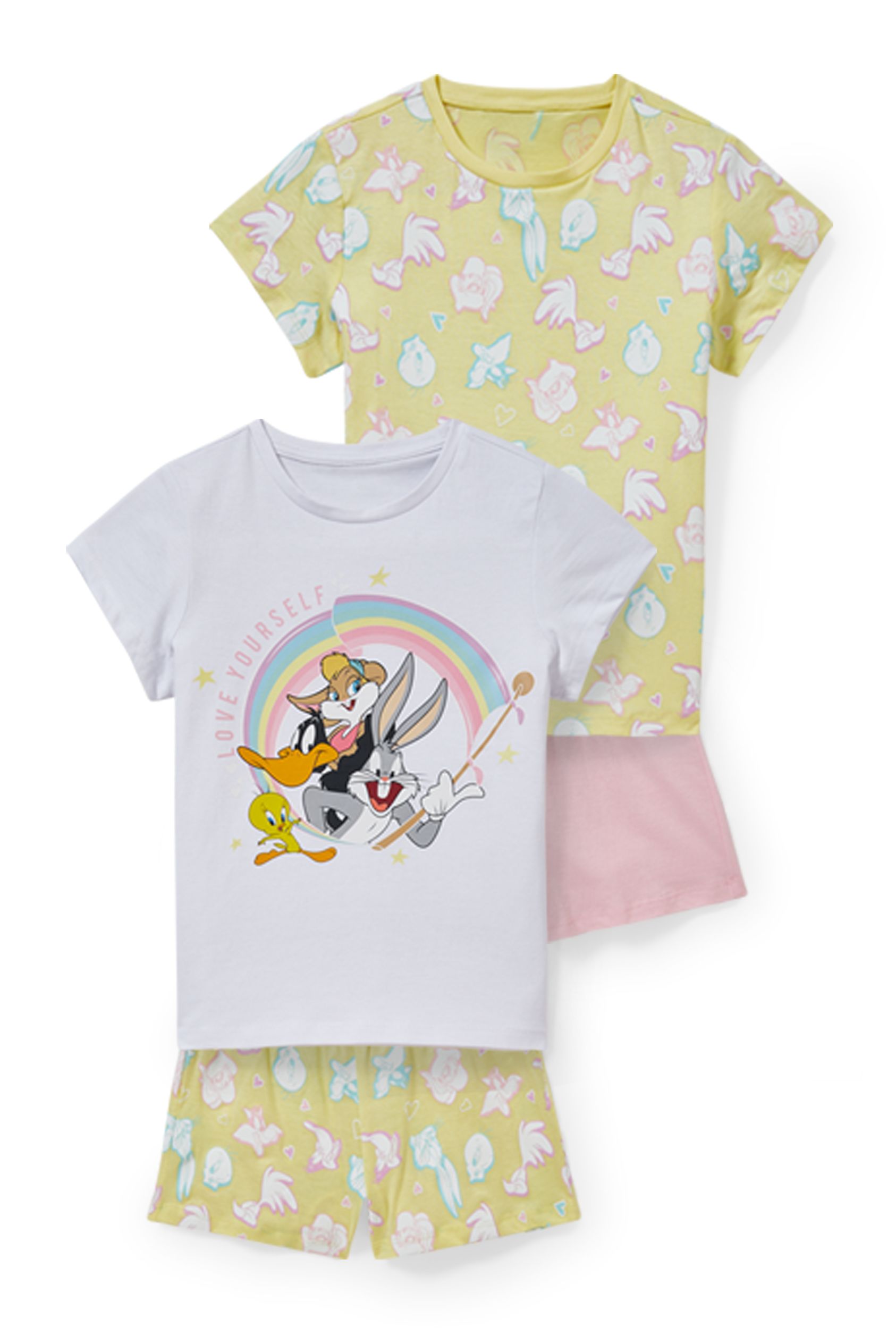 Multipack of 2 - Looney Tunes - short pyjamas - 4 piece