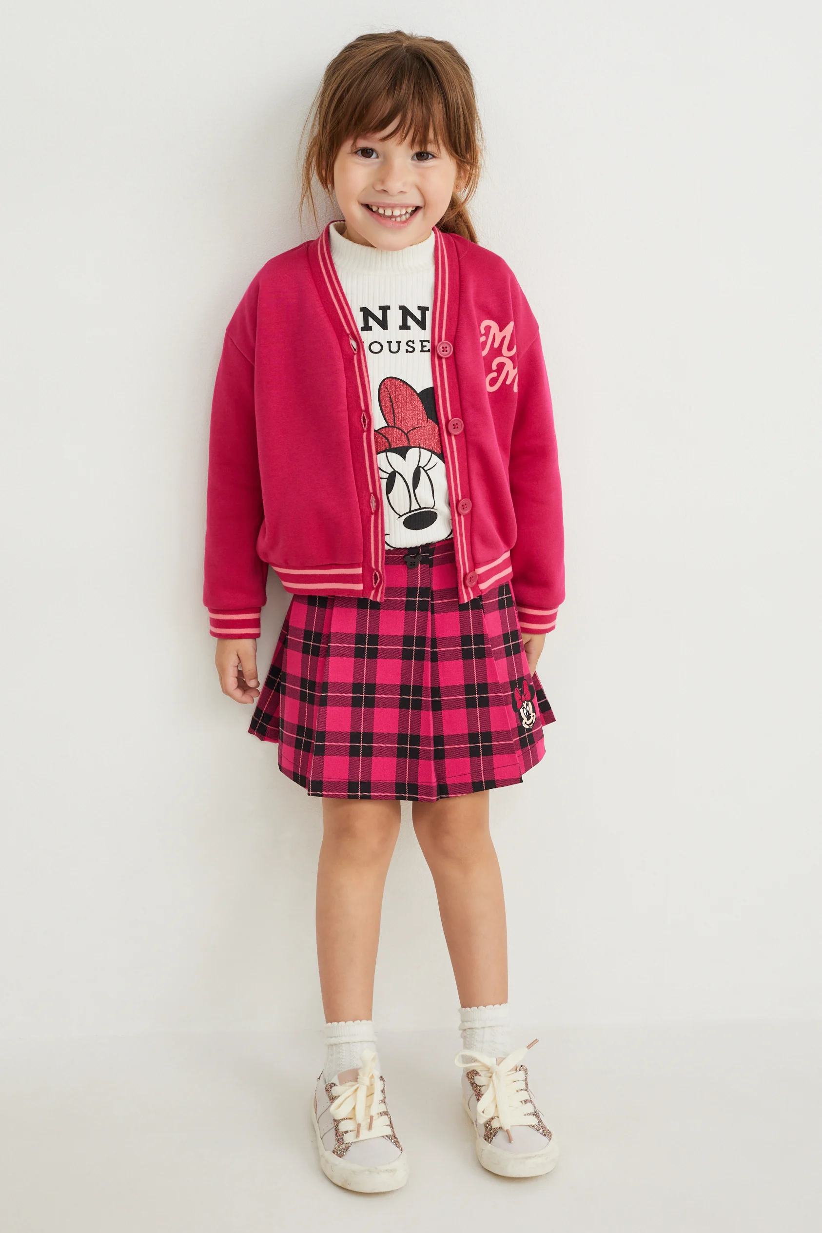 Minnie Mouse - skirt - check
