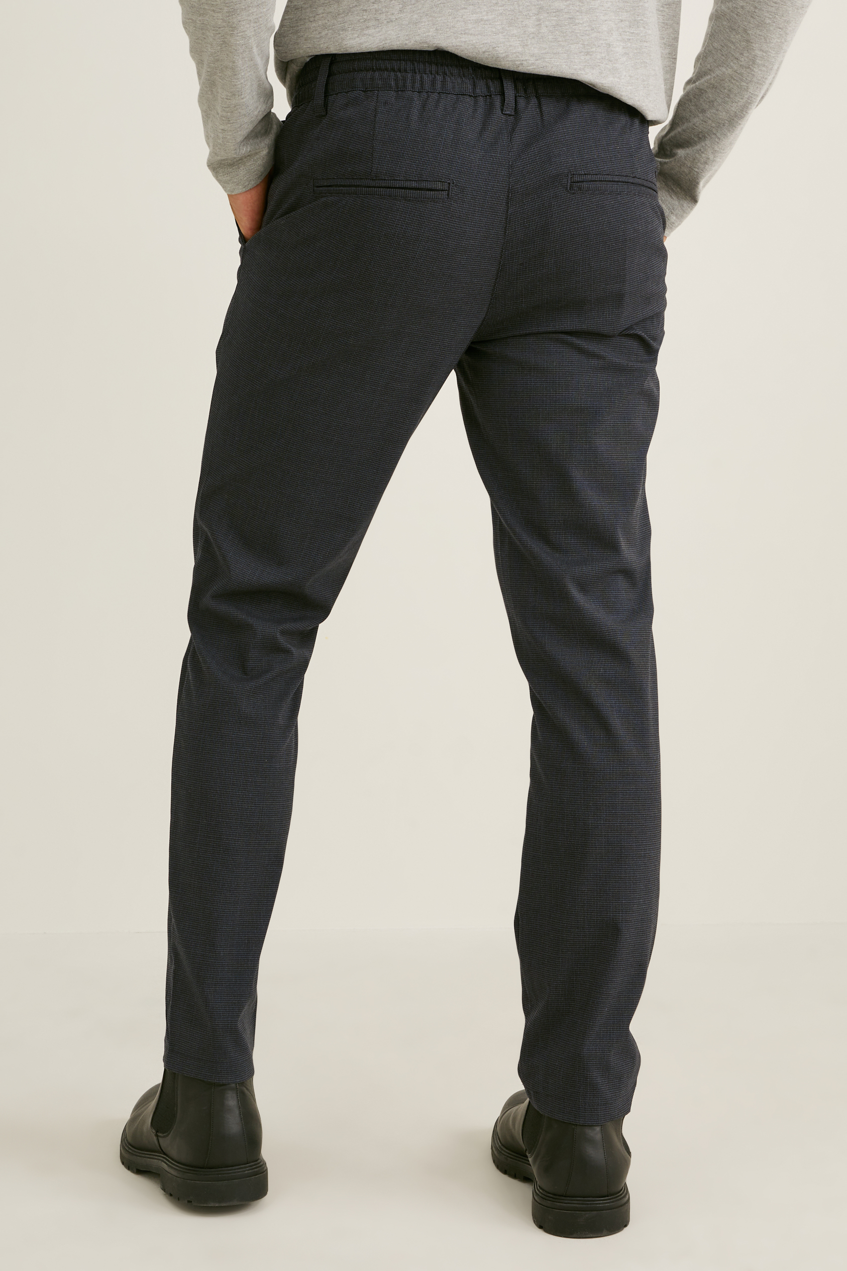 Cloth trousers - tapered fit - LYCRA?