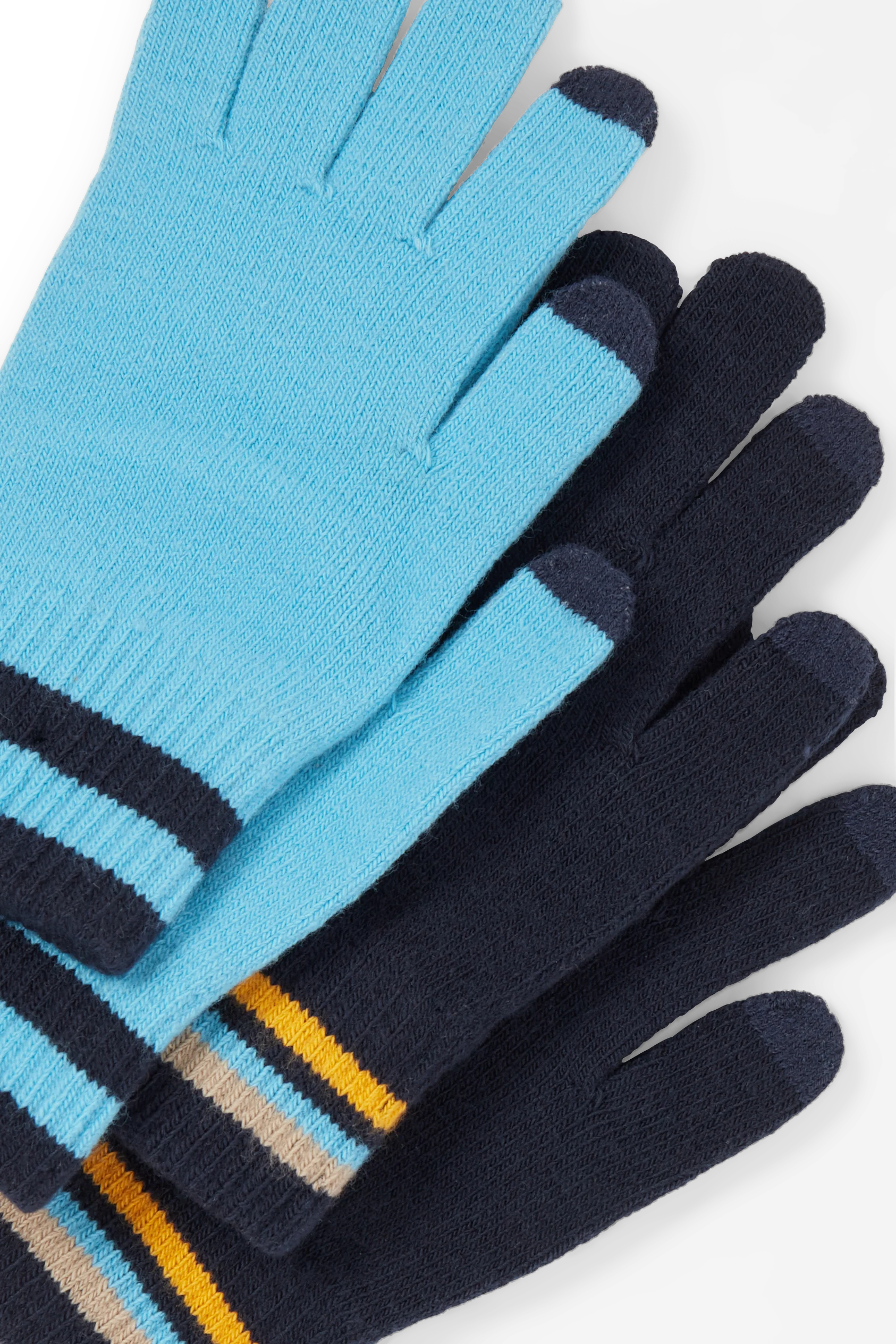 Multipack of 2 - touchscreen gloves
