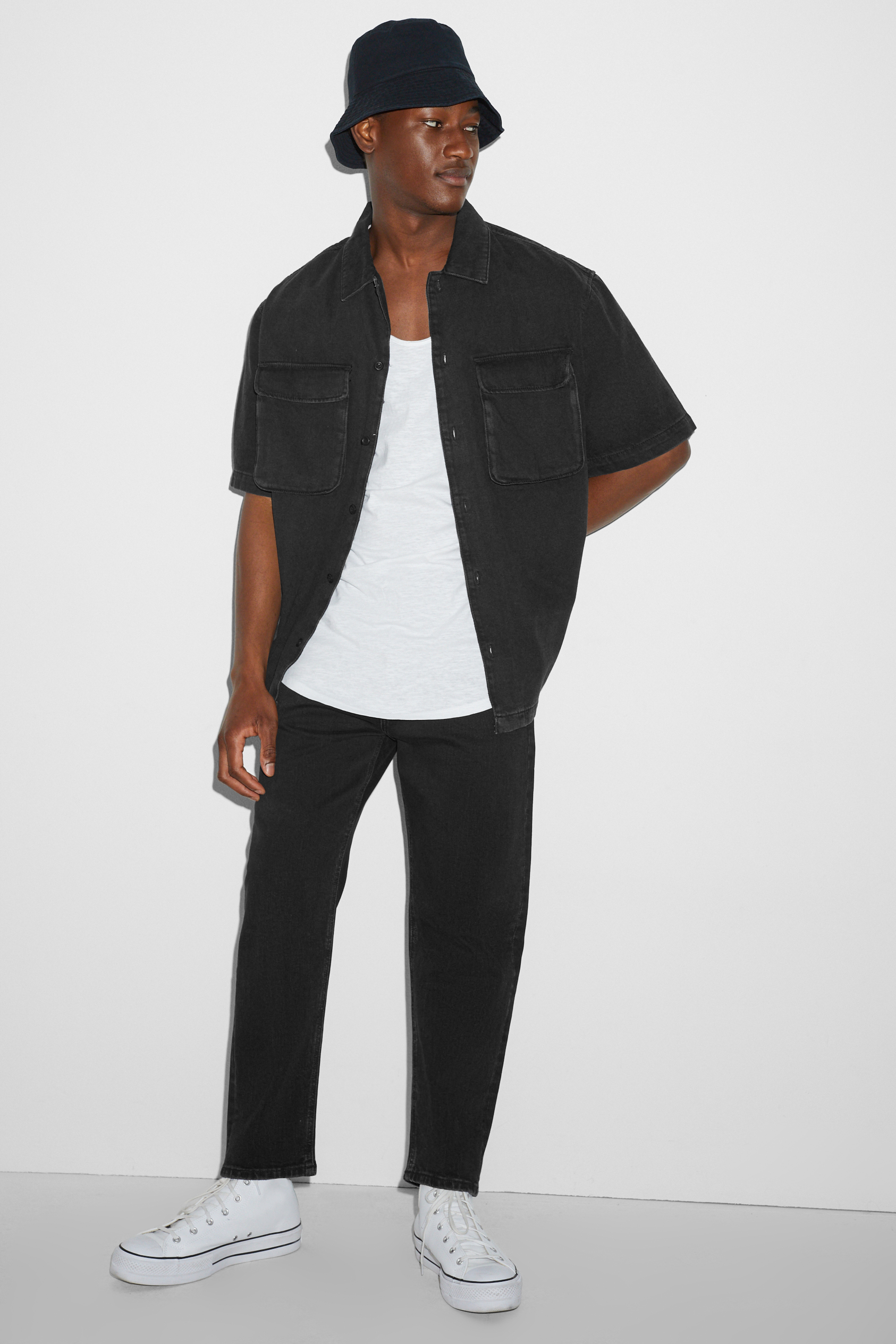 Denim shirt - kent collar