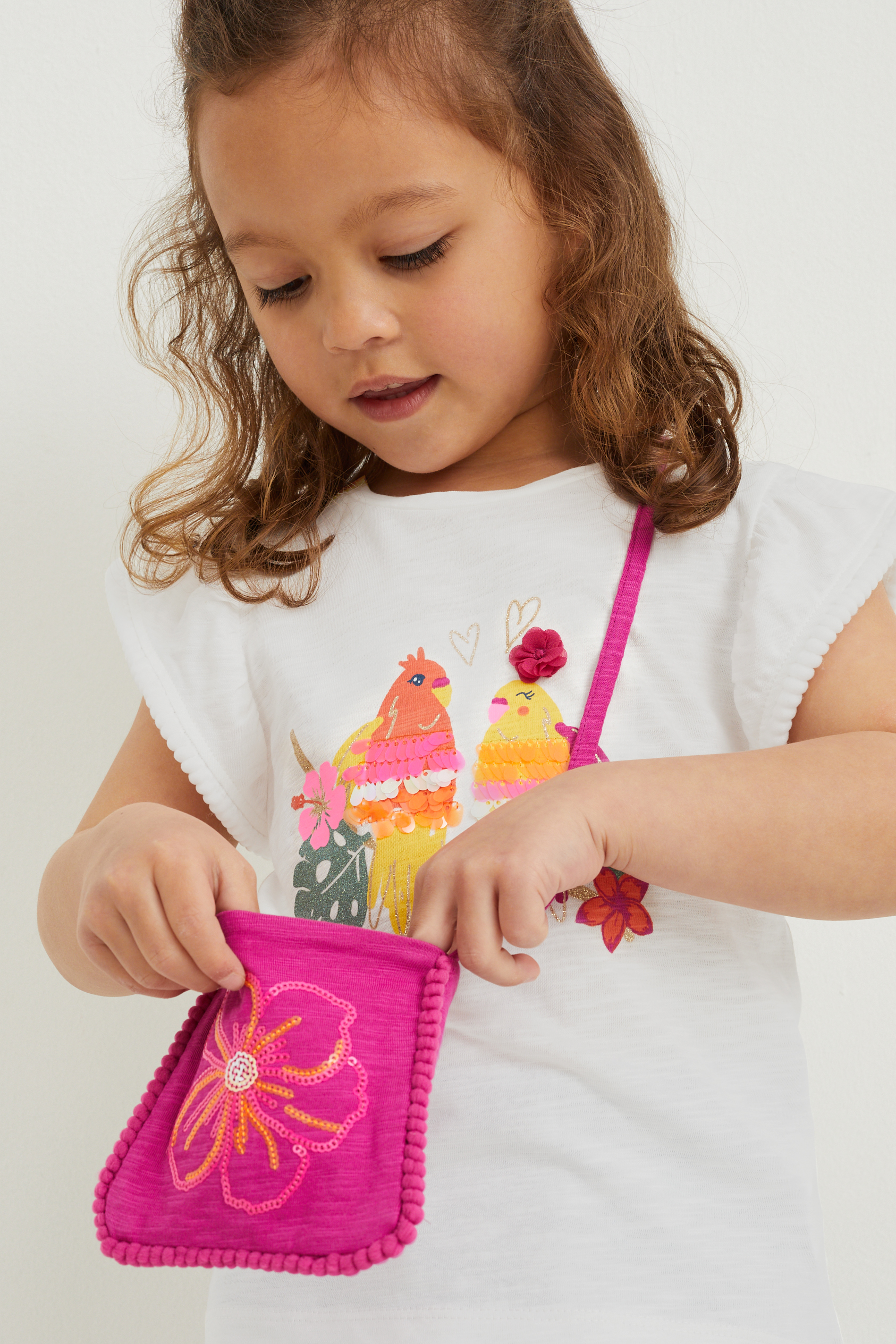 Set - short sleeve T-shirt and bag - 2 piece