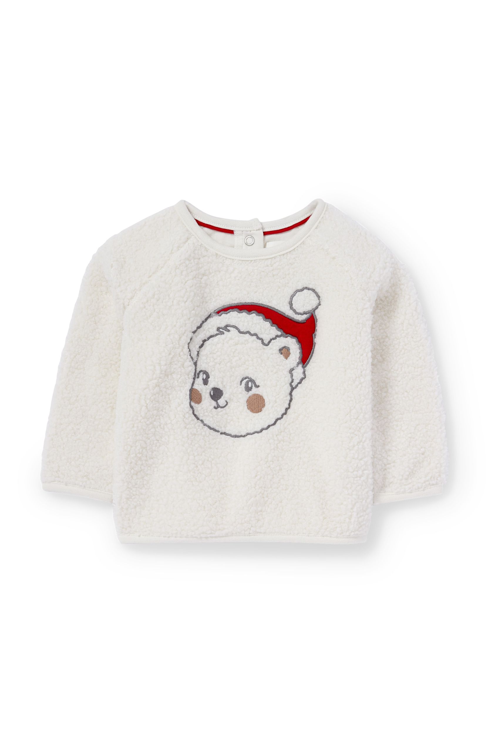 Teddy bear - thermal baby Christmas sweatshirt