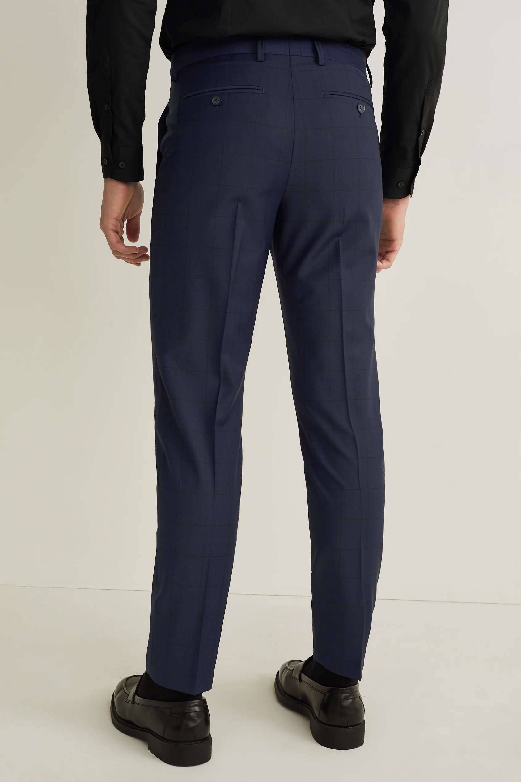 Mix-and-match suit trousers - slim fit - LYCRA? - check