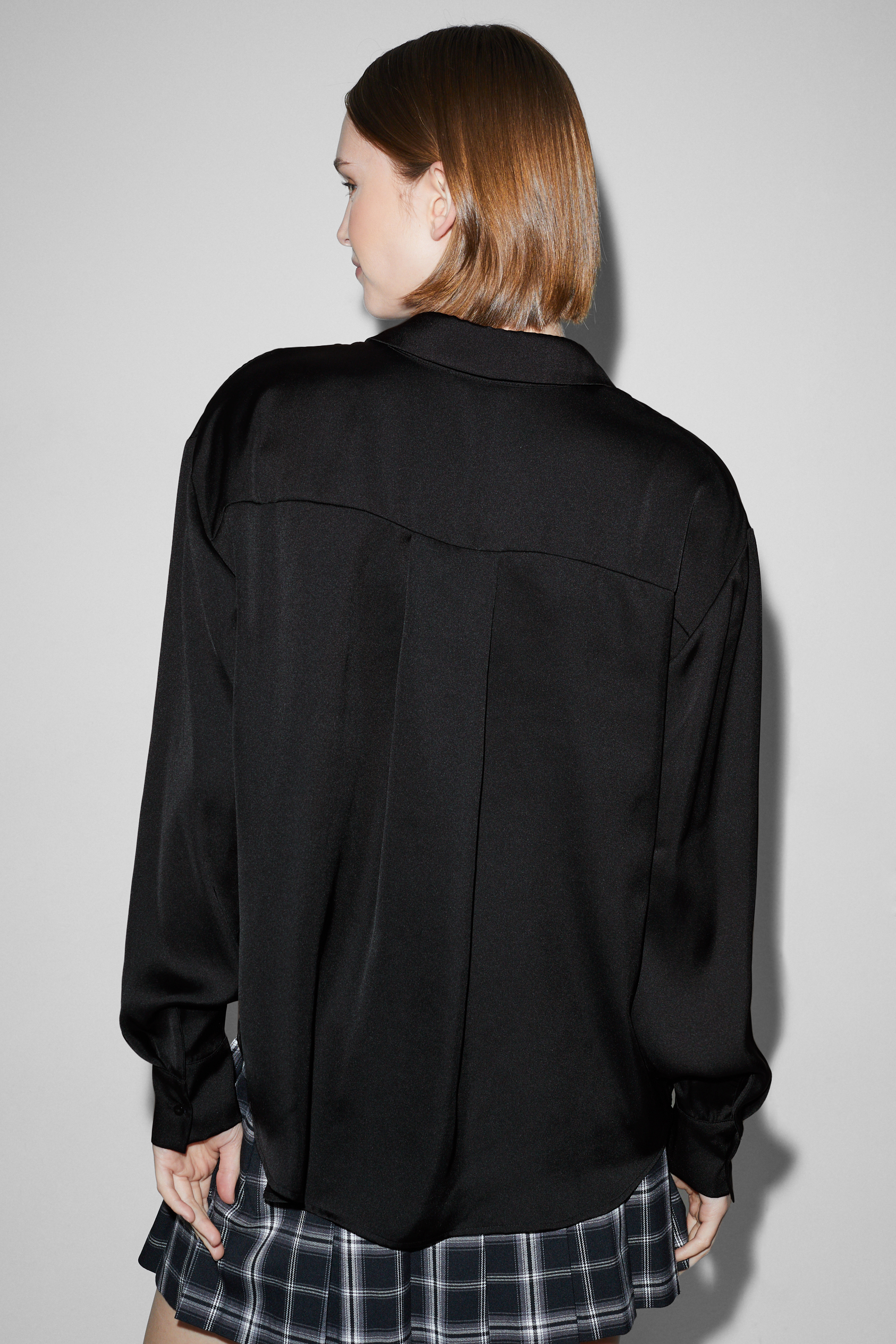 CLOCKHOUSE - satin blouse