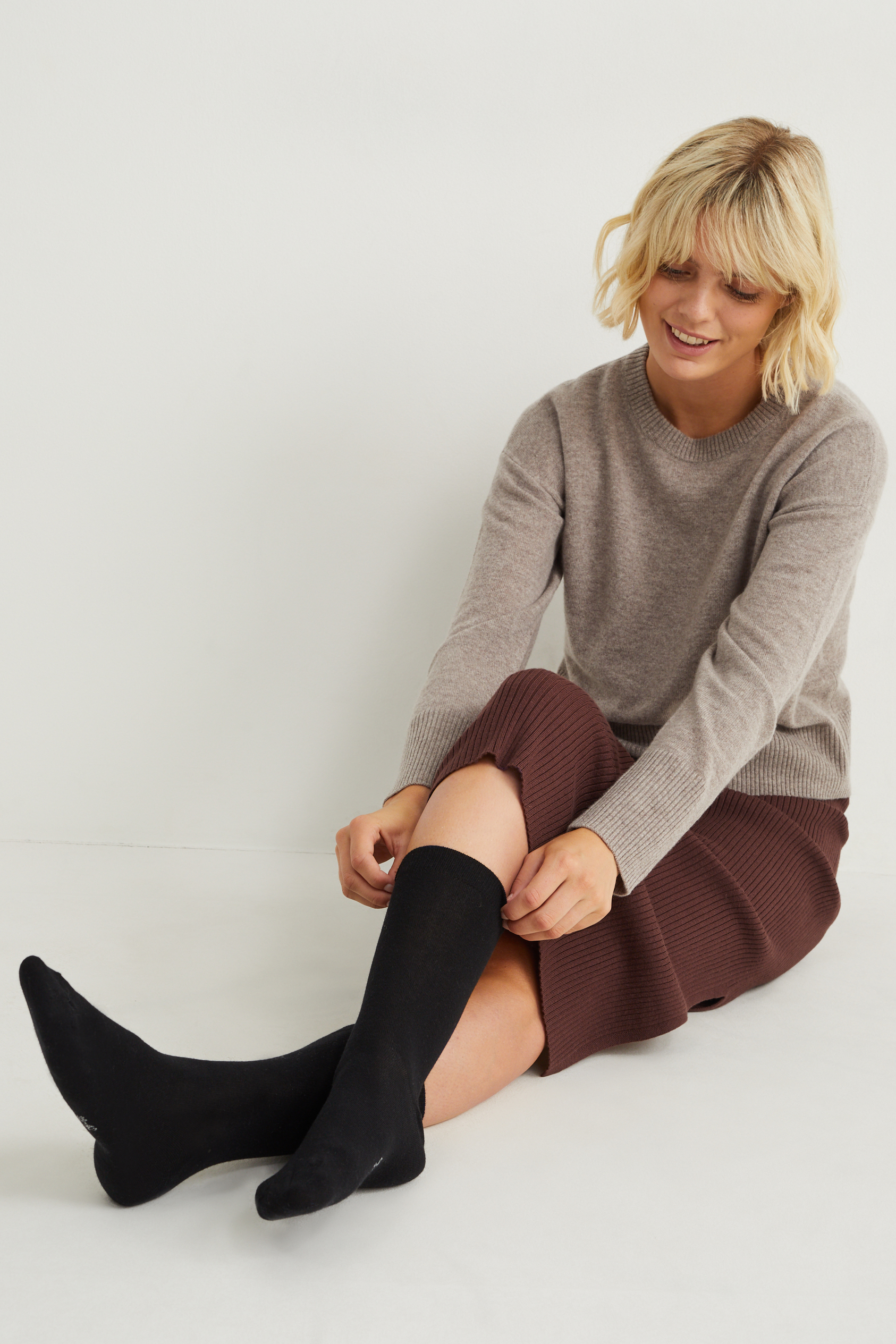Cashmere blend socks