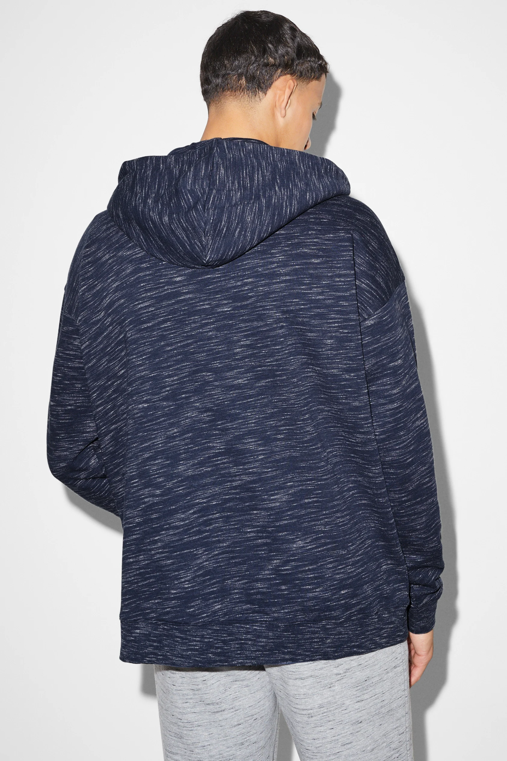Zip-through hoodie
