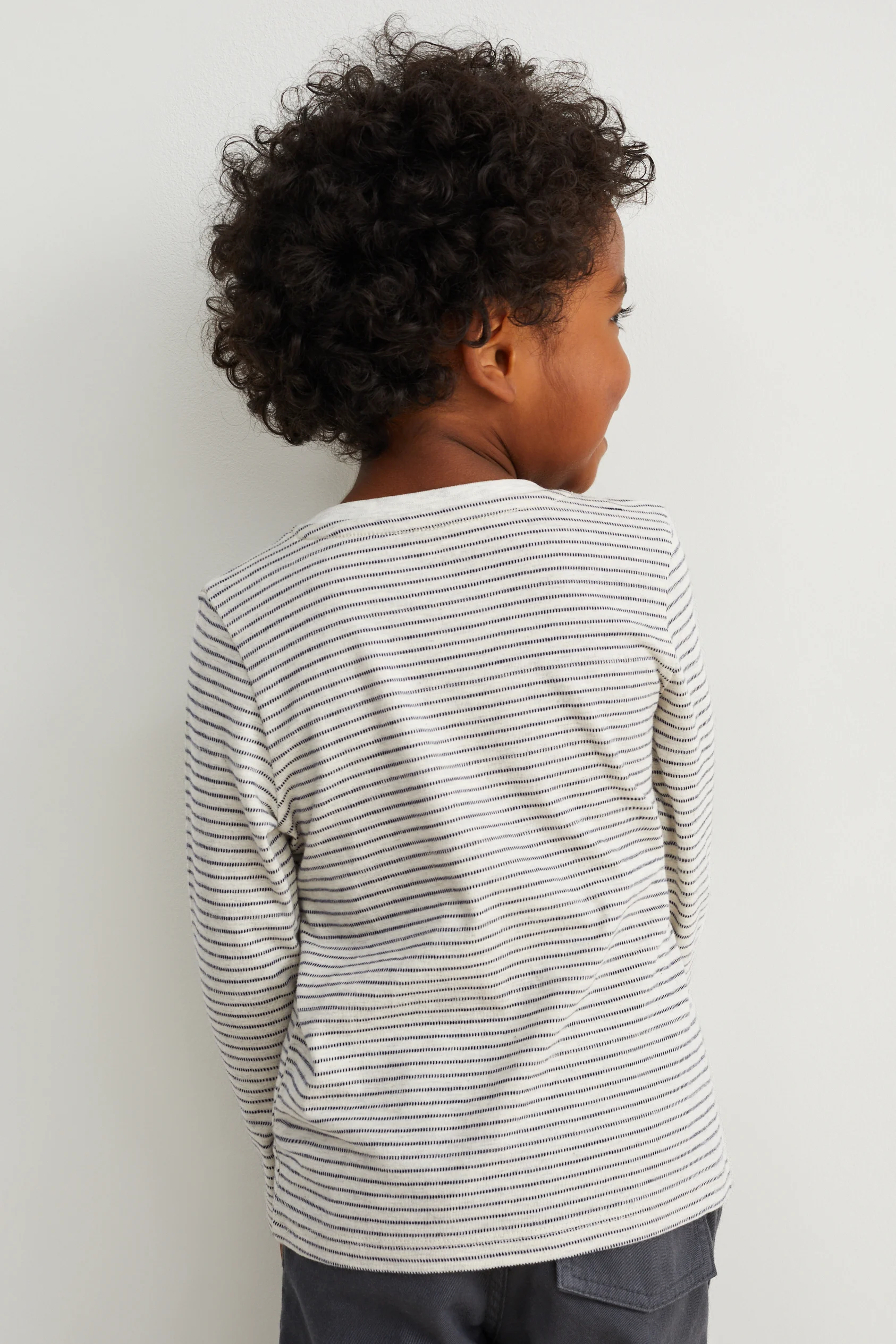 Long sleeve top - striped