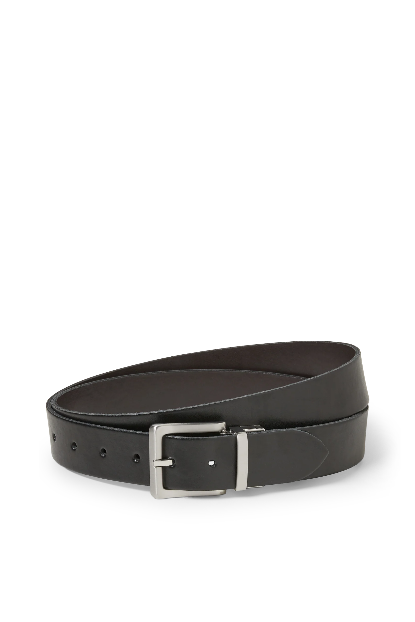 Reversible leather belt