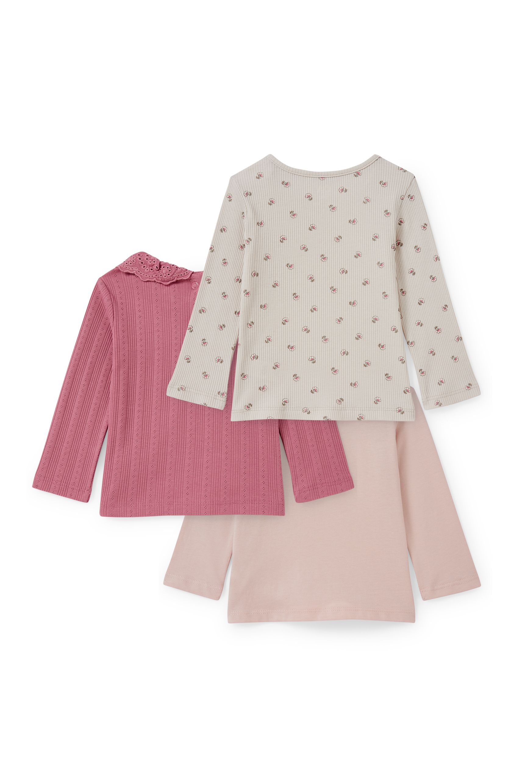 Multipack of 3 - baby long sleeve top