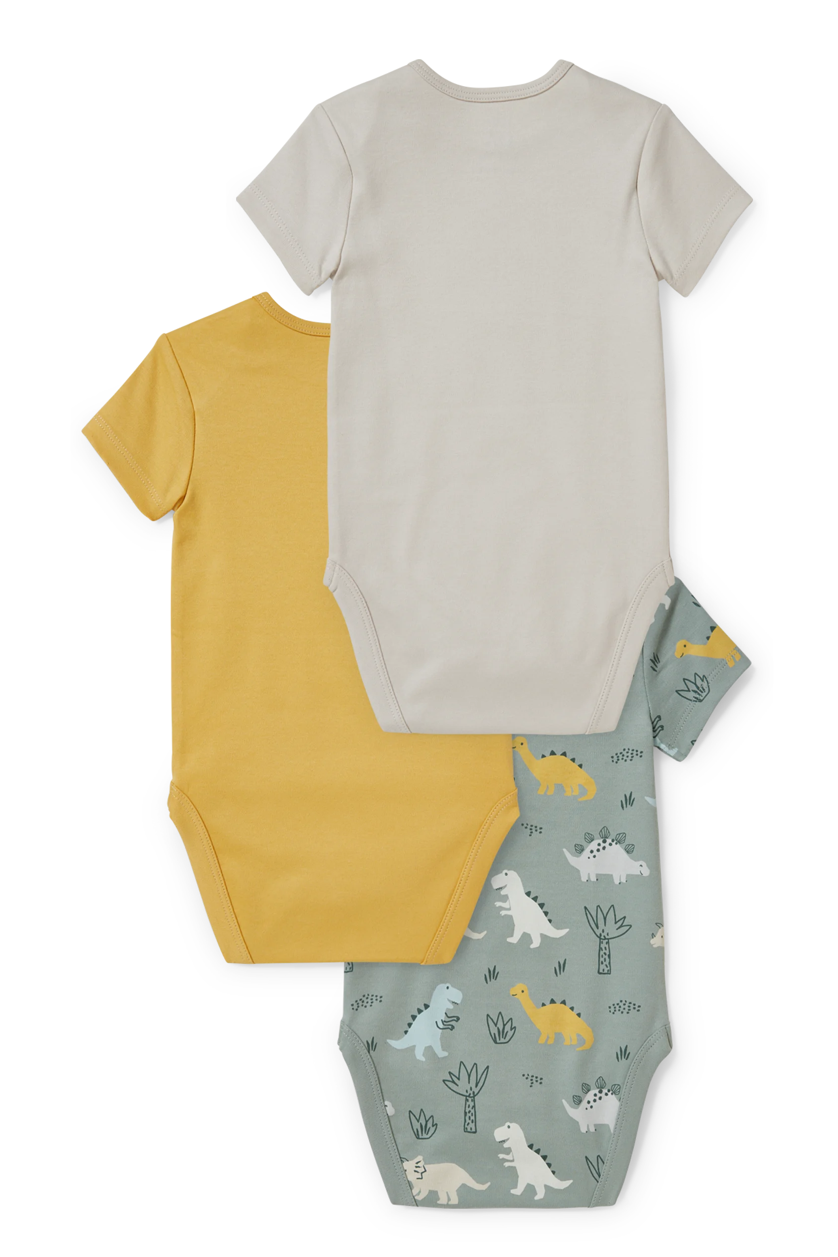 Multipack of 3 - dinosaur - baby bodysuit