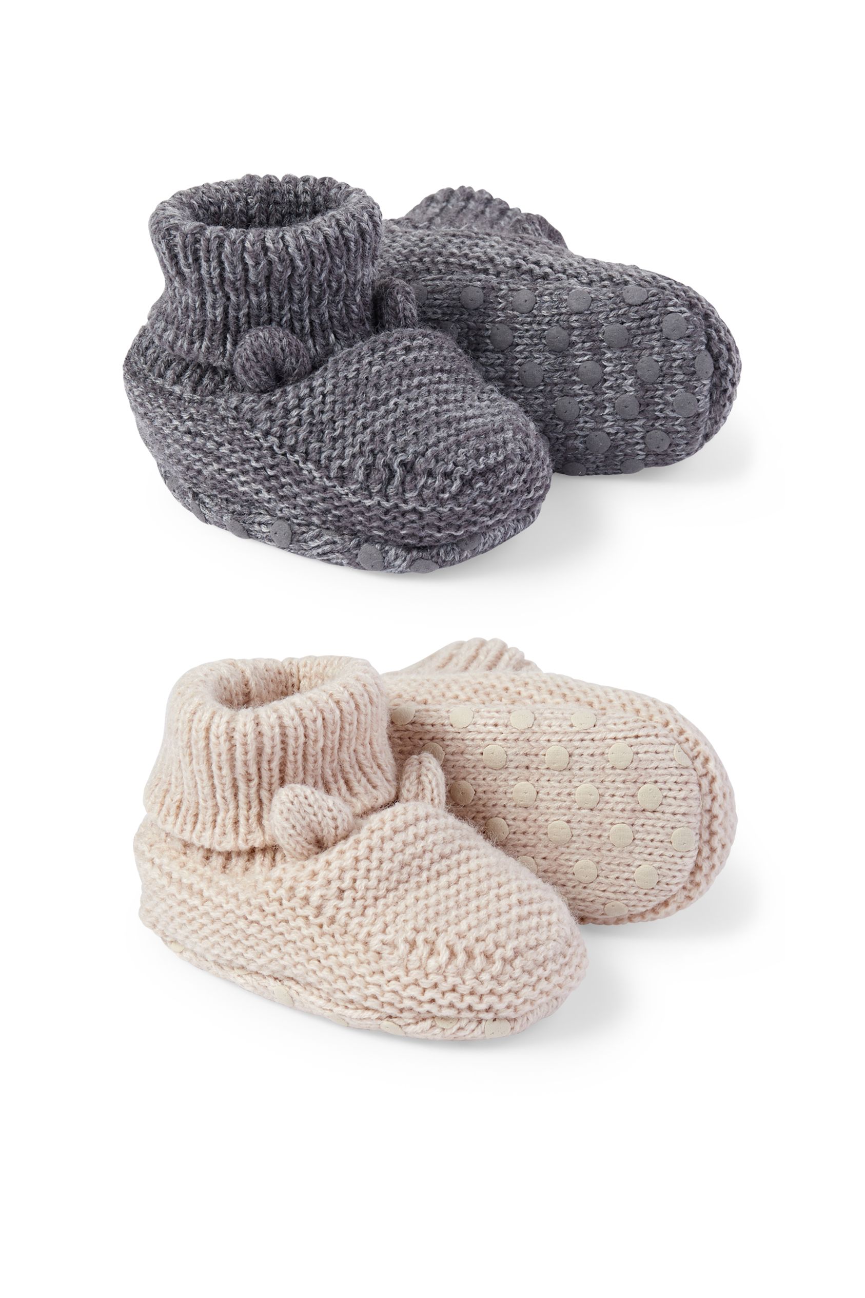 Multipack of 2 - baby booties