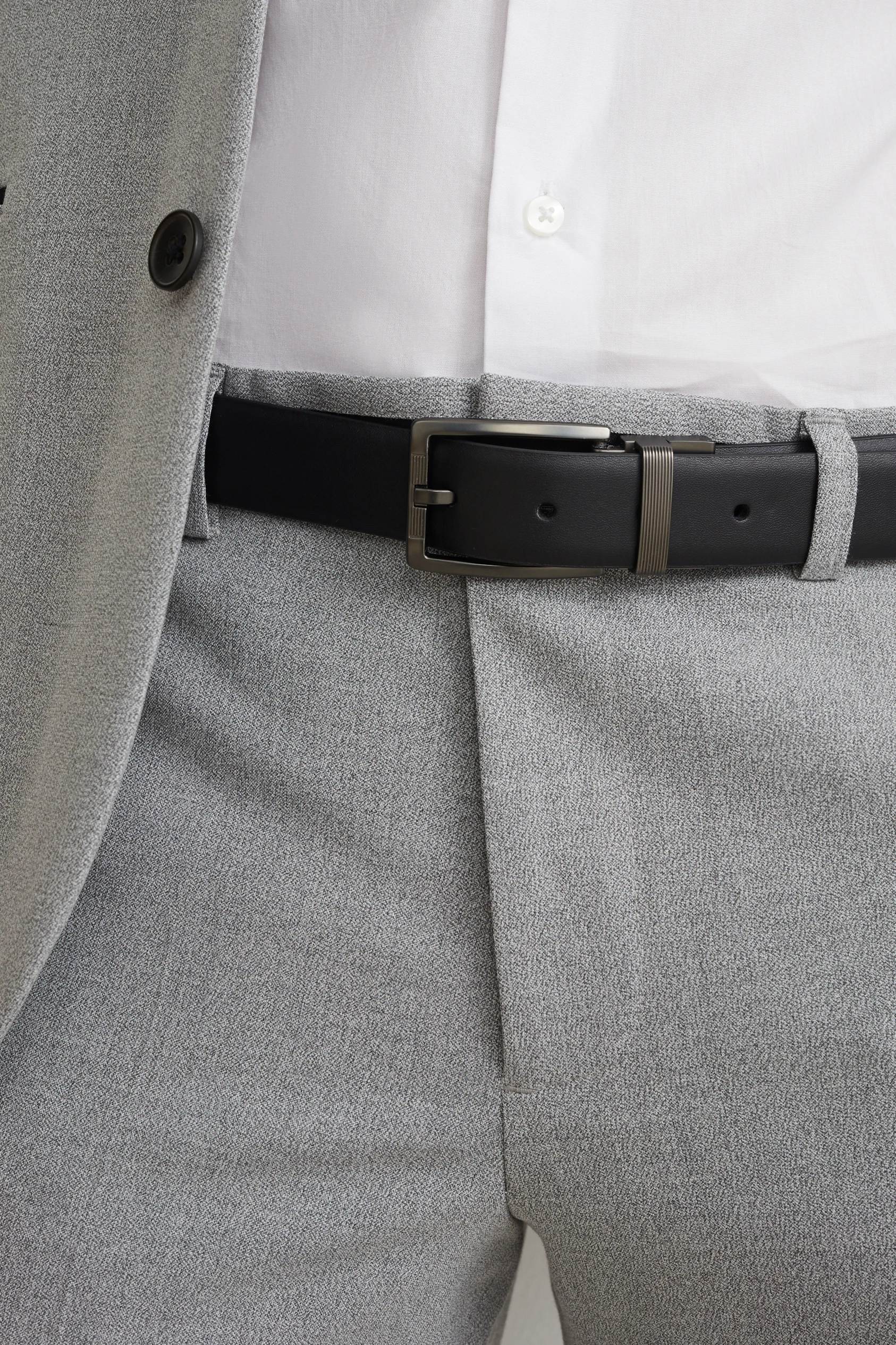 Reversible belt - faux leather